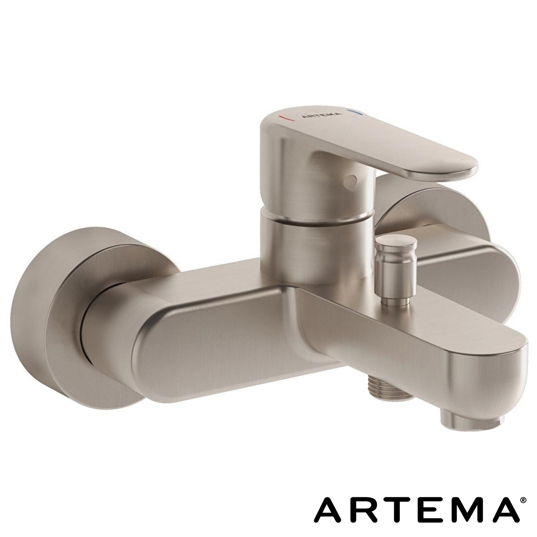 Artema Root Round Banyo Bataryası Fırçalı Nikel A4272534