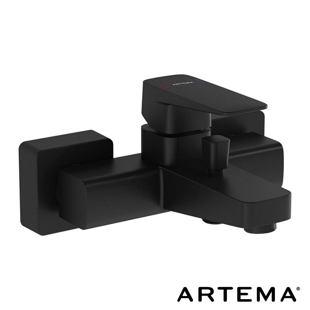 Artema Root Square Banyo Bataryası Mat Siyah A4273736