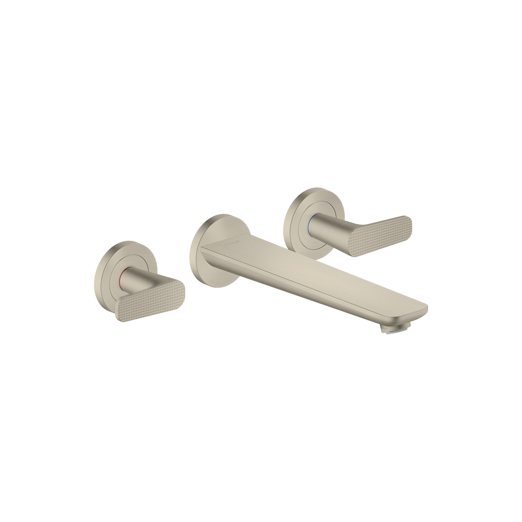 Axor Citterio C 3-delikli banyo bataryası ankastre montaj duvara monte - cubic cut 49483820