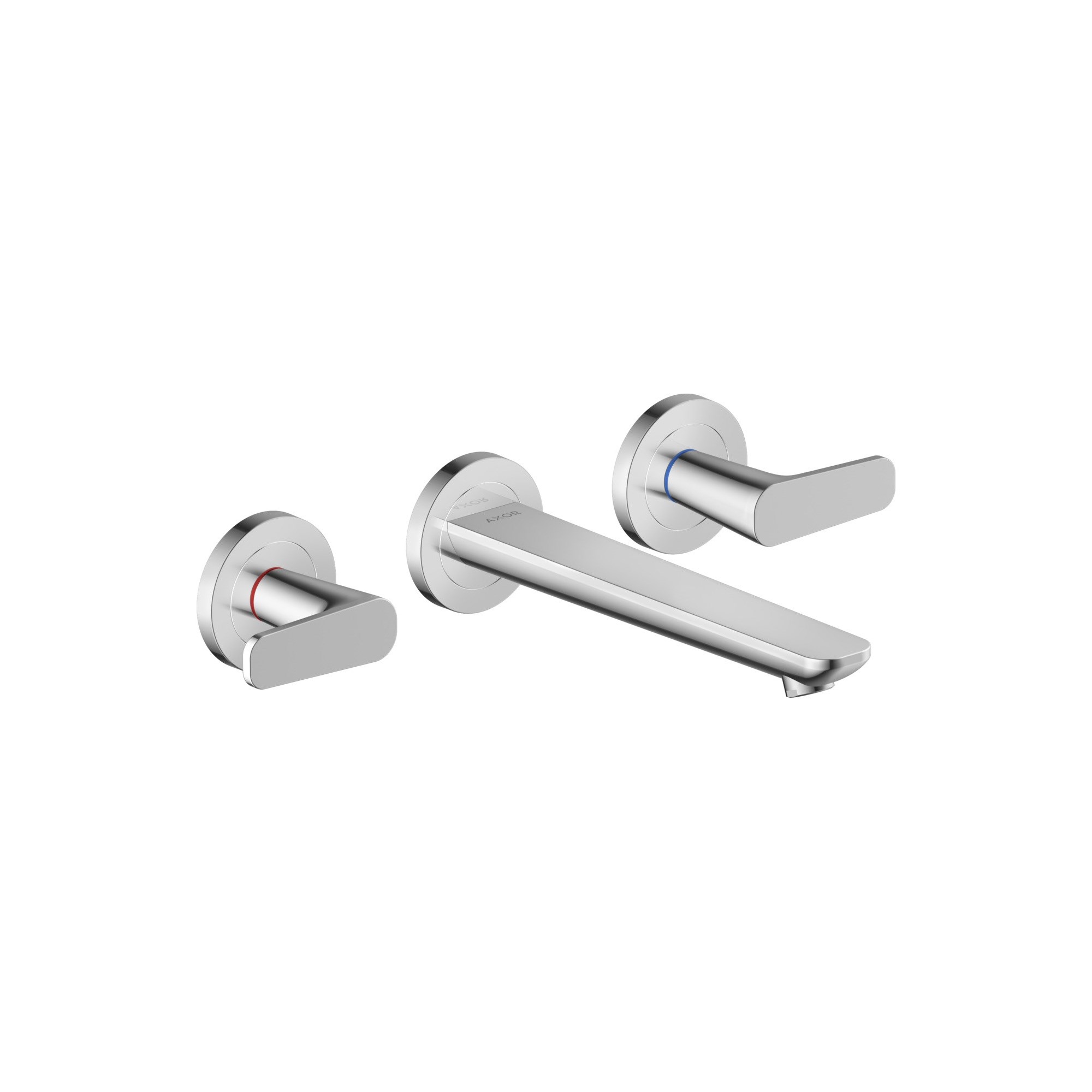 Axor Citterio C 3 Delikli Lavabo Bataryası ankastre montaj duvara monte 195 mm gaga ile 49070000