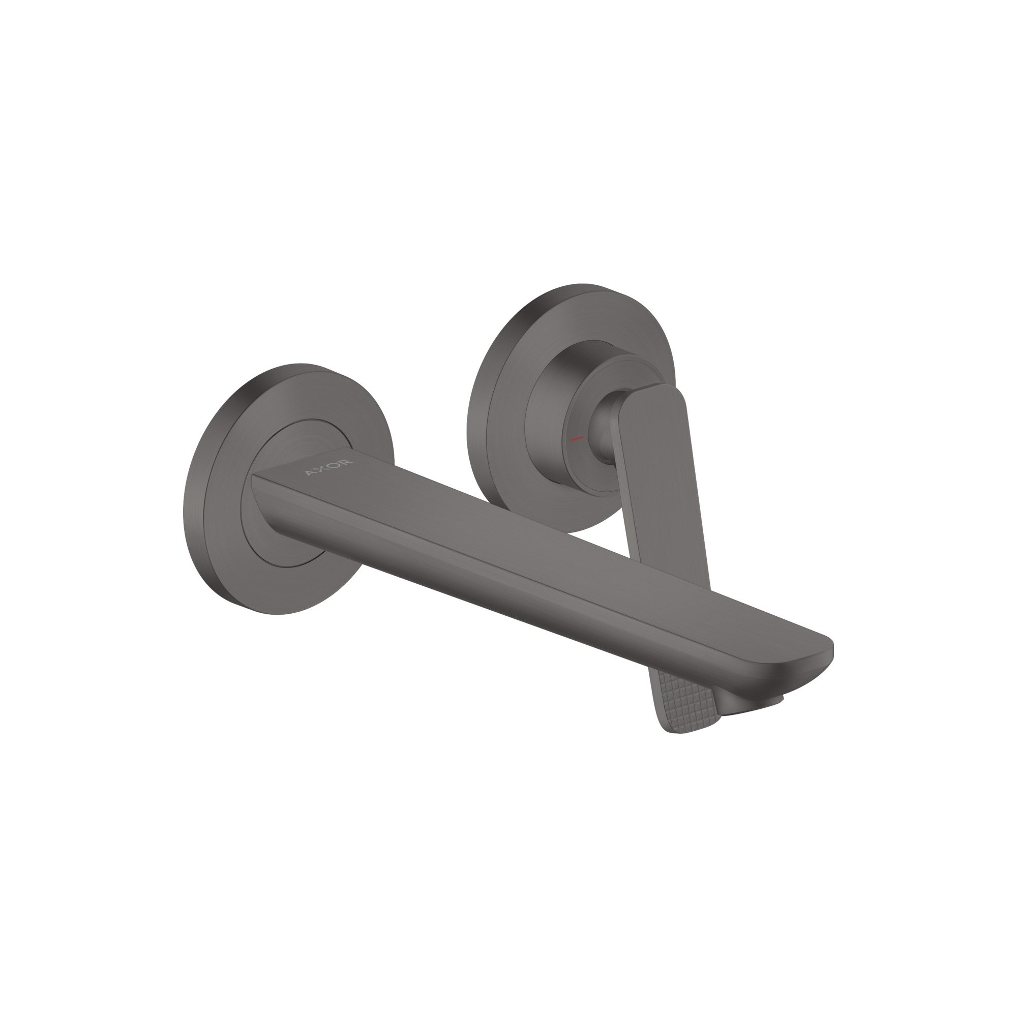 Axor Citterio C Tek Kollu lavabo bataryası ankastre montaj duvara monte 195 mm gaga ile - cubic cut 49111340
