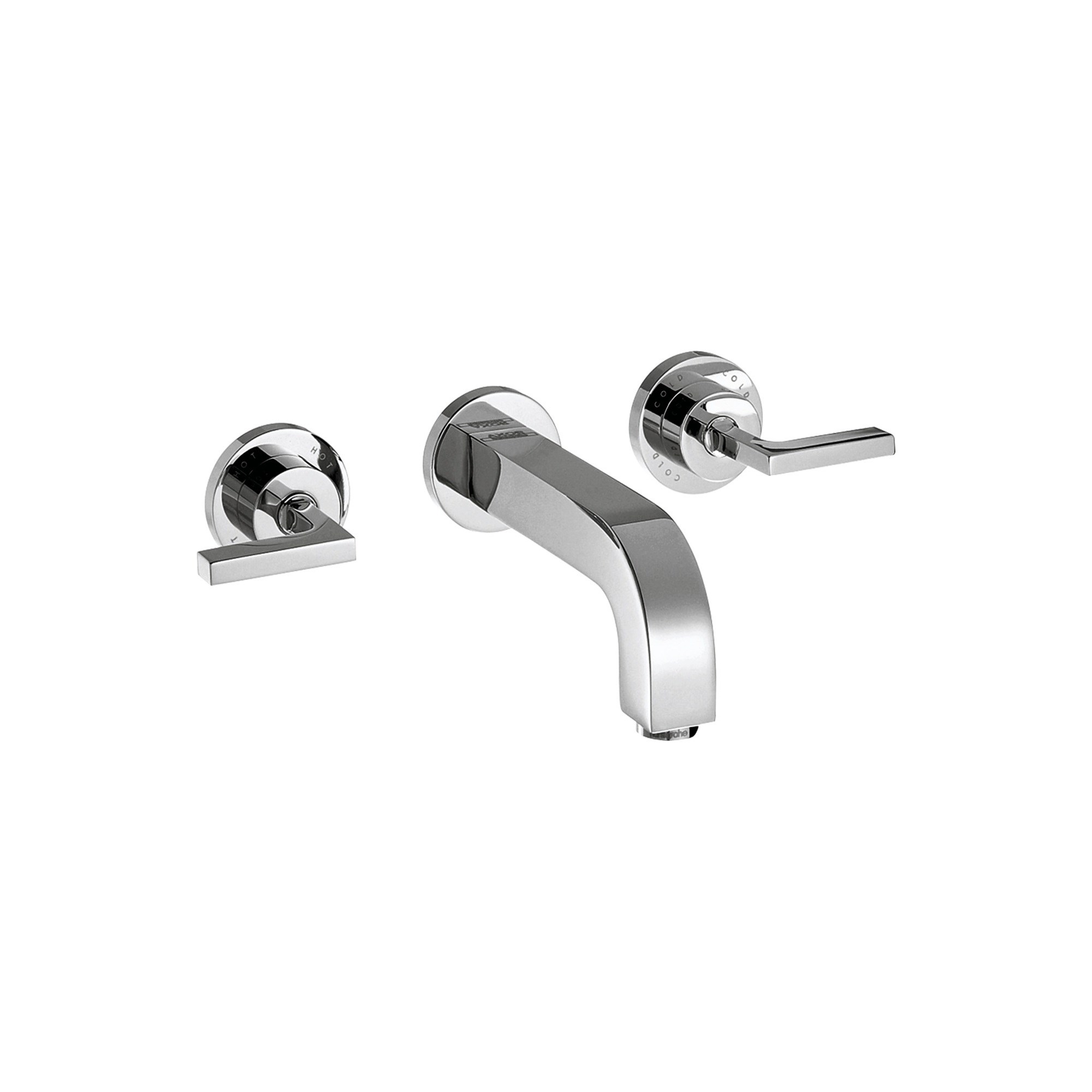 Axor Citterio Duvardan Lavabo Bataryası 222 mm Çubuk P.sız Krom 39147000