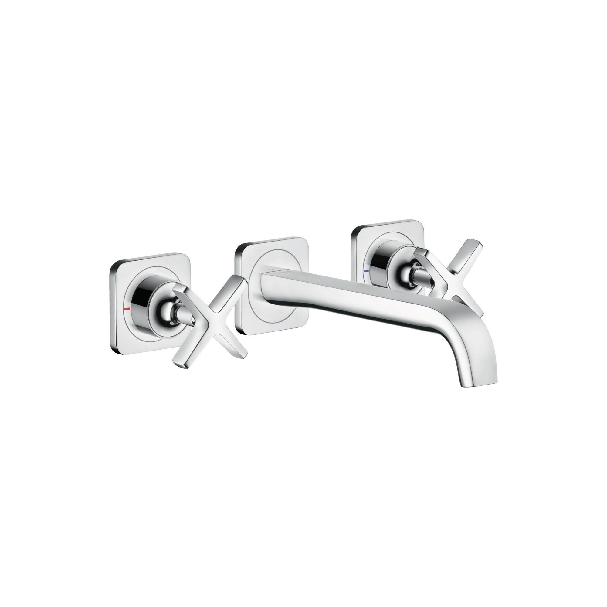 Axor Citterio E Duvardan 3 Delikli Lavabo Bataryası gaga 221 mm 36107000