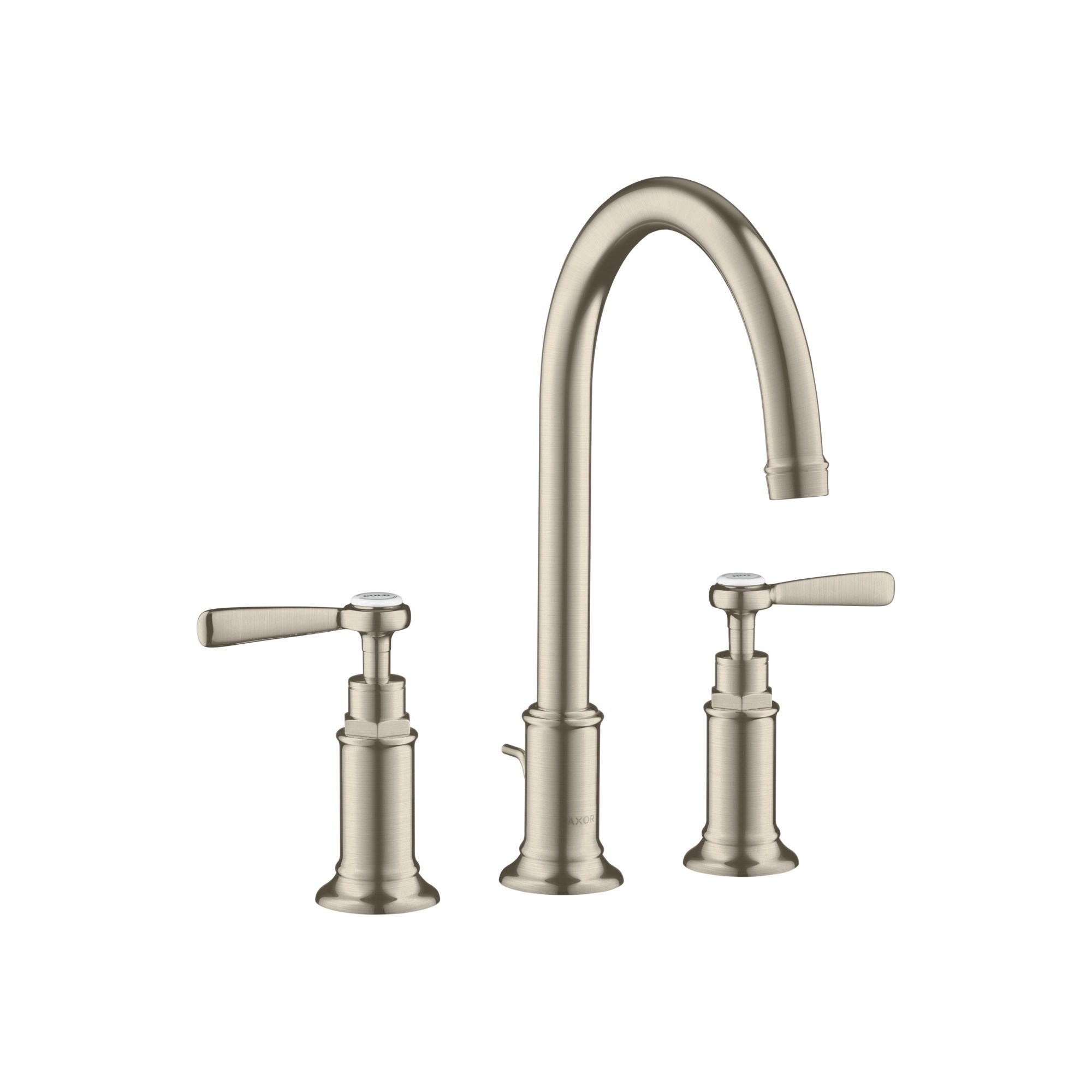 Axor Montreux 3 Delikli Lavabo Bataryası Gider Seti Çubuk Volan Mat Nikel 16514820