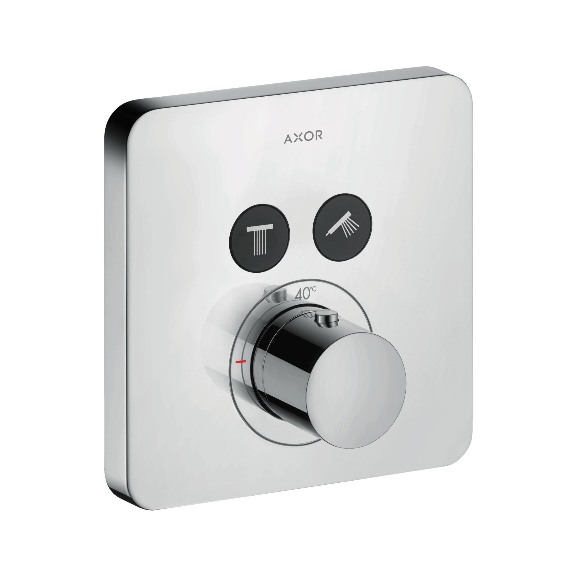 Axor ShowerSelect 2 çıkış için Termostatik Bataryası Ankastre 36707000