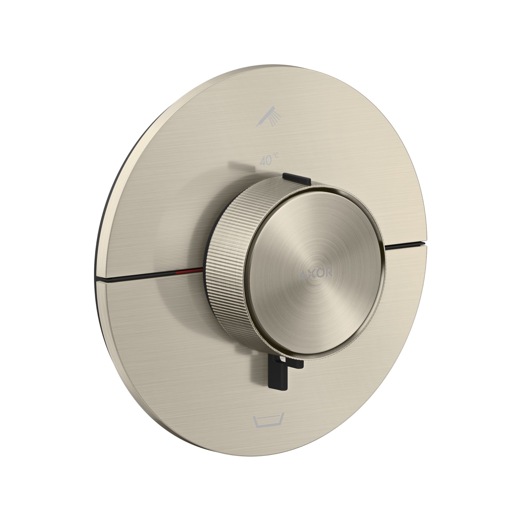 Axor ShowerSelect ID Termostat ankastre montaj round 2 çıkış entegre güvenlik kombinasyonu EN1717 ile 36751820