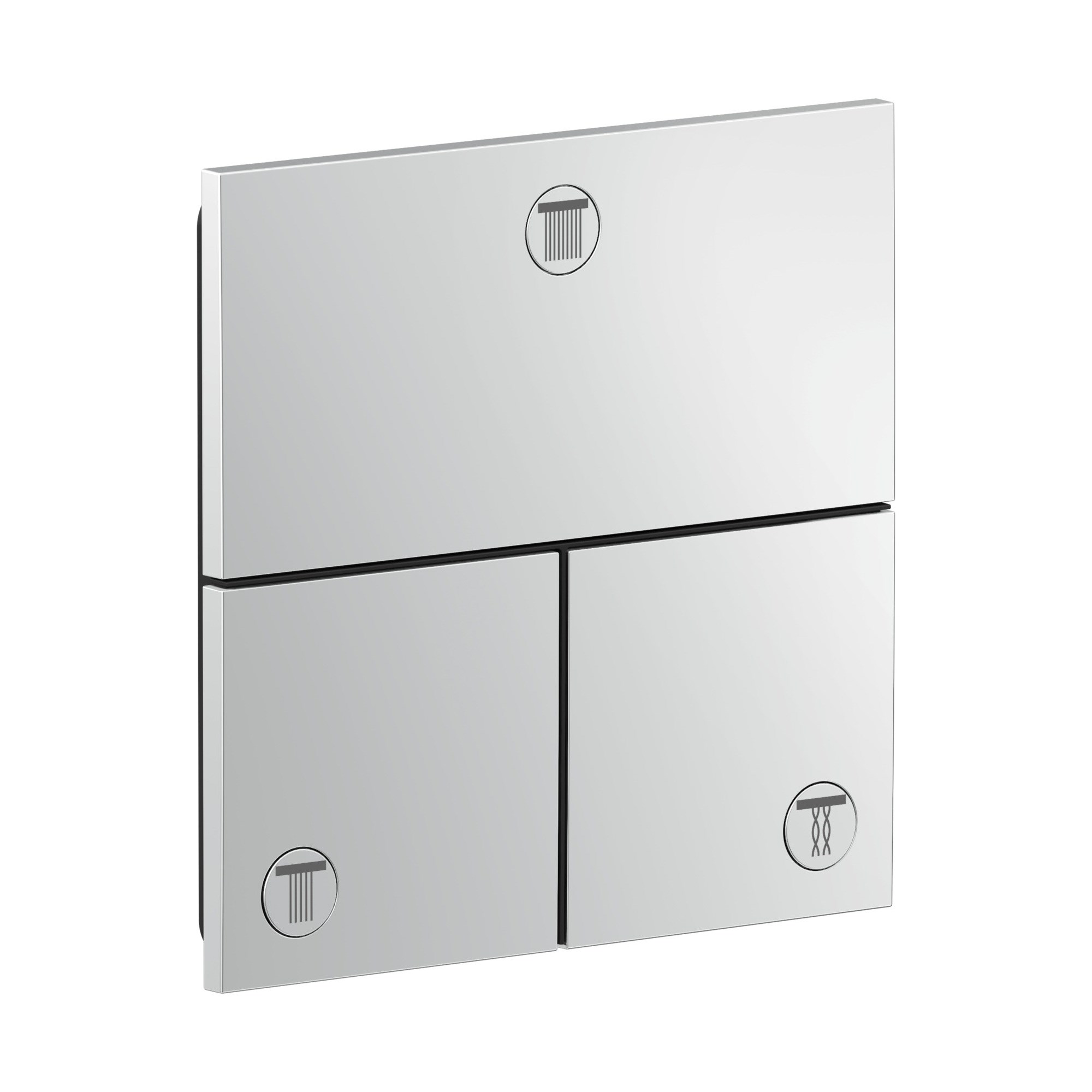 Axor ShowerSelect ID Valf ankastre montaj square 3 çıkış 36780000