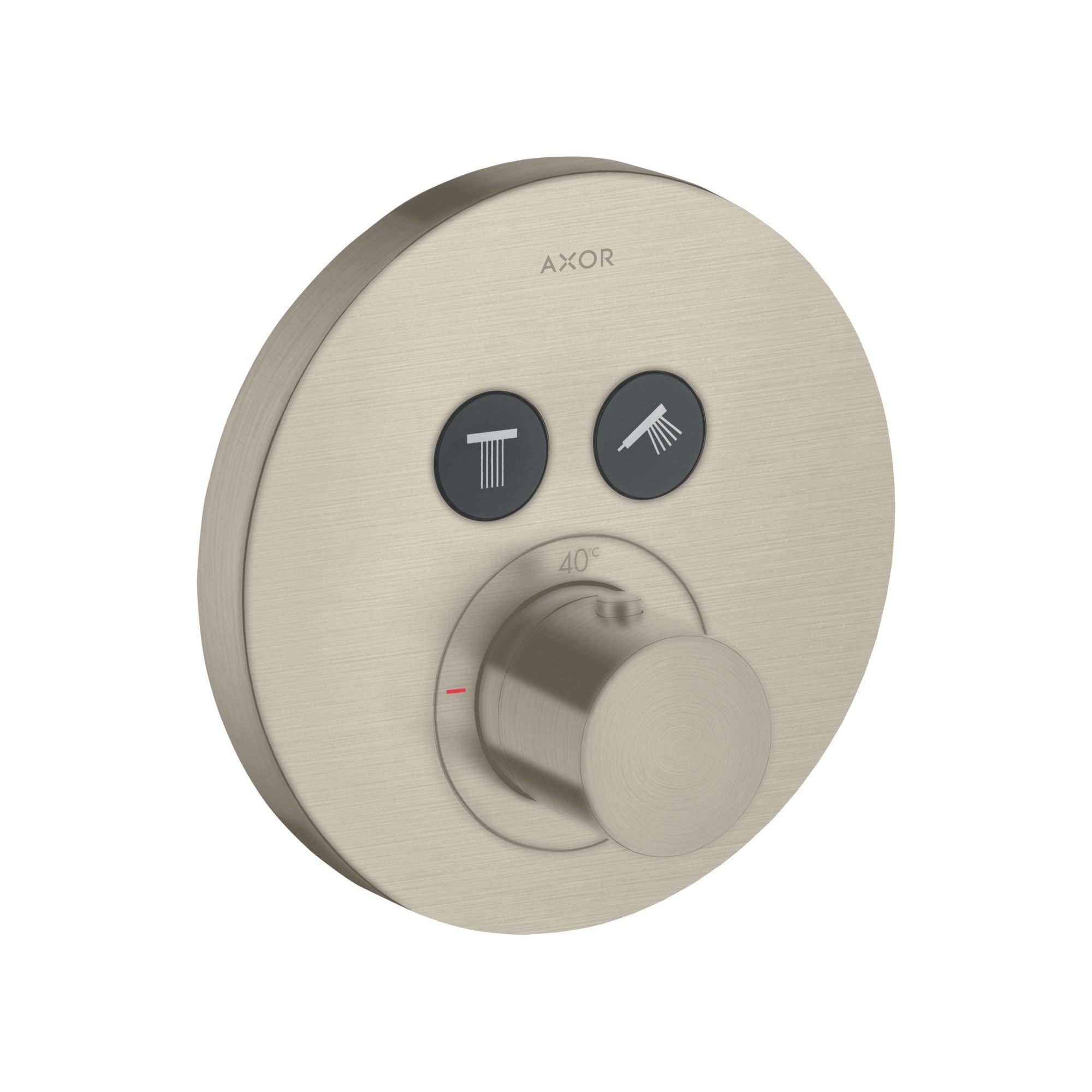 Axor ShowerSelect Yuvarlak. Termostatik Banyo Bataryası Ankastre 2 Çıkış 36723820