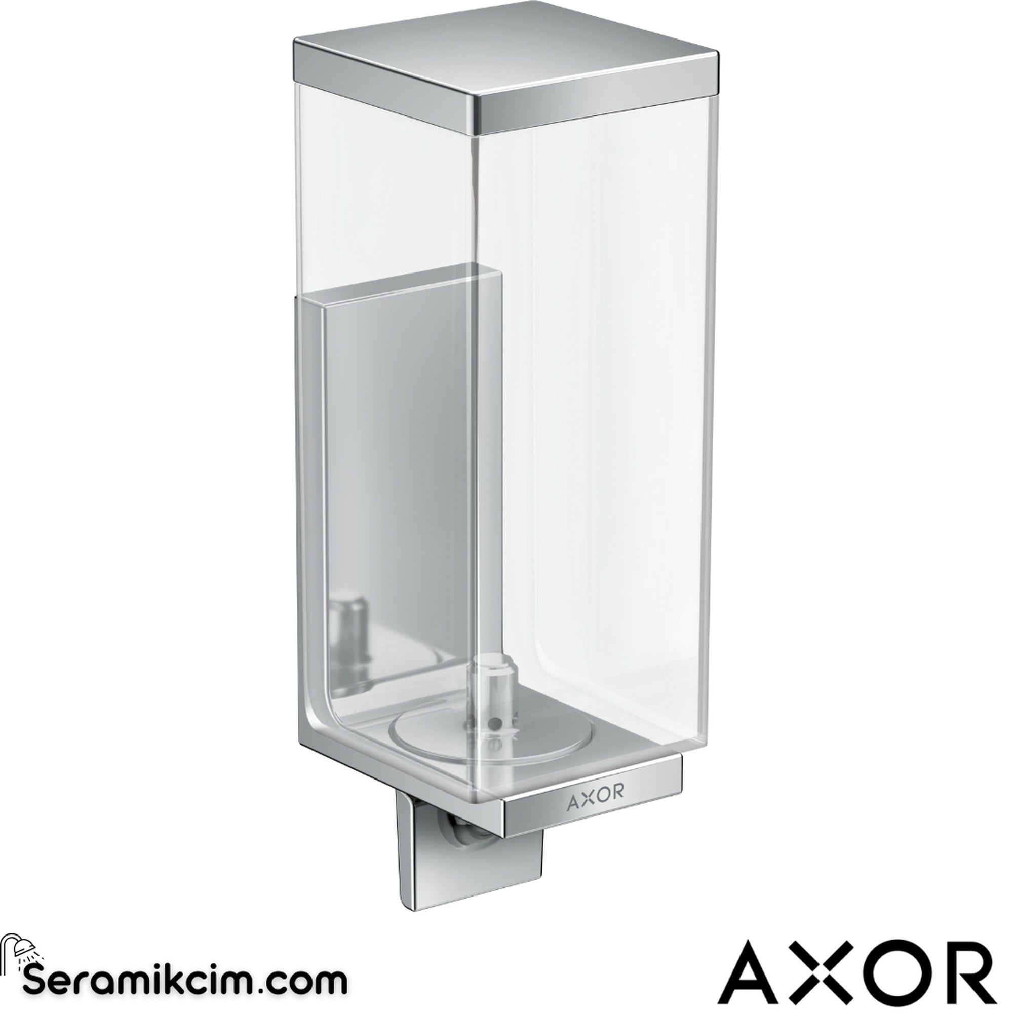 Axor Universal Rectangular Sıvı Sabunluk Krom 42610000