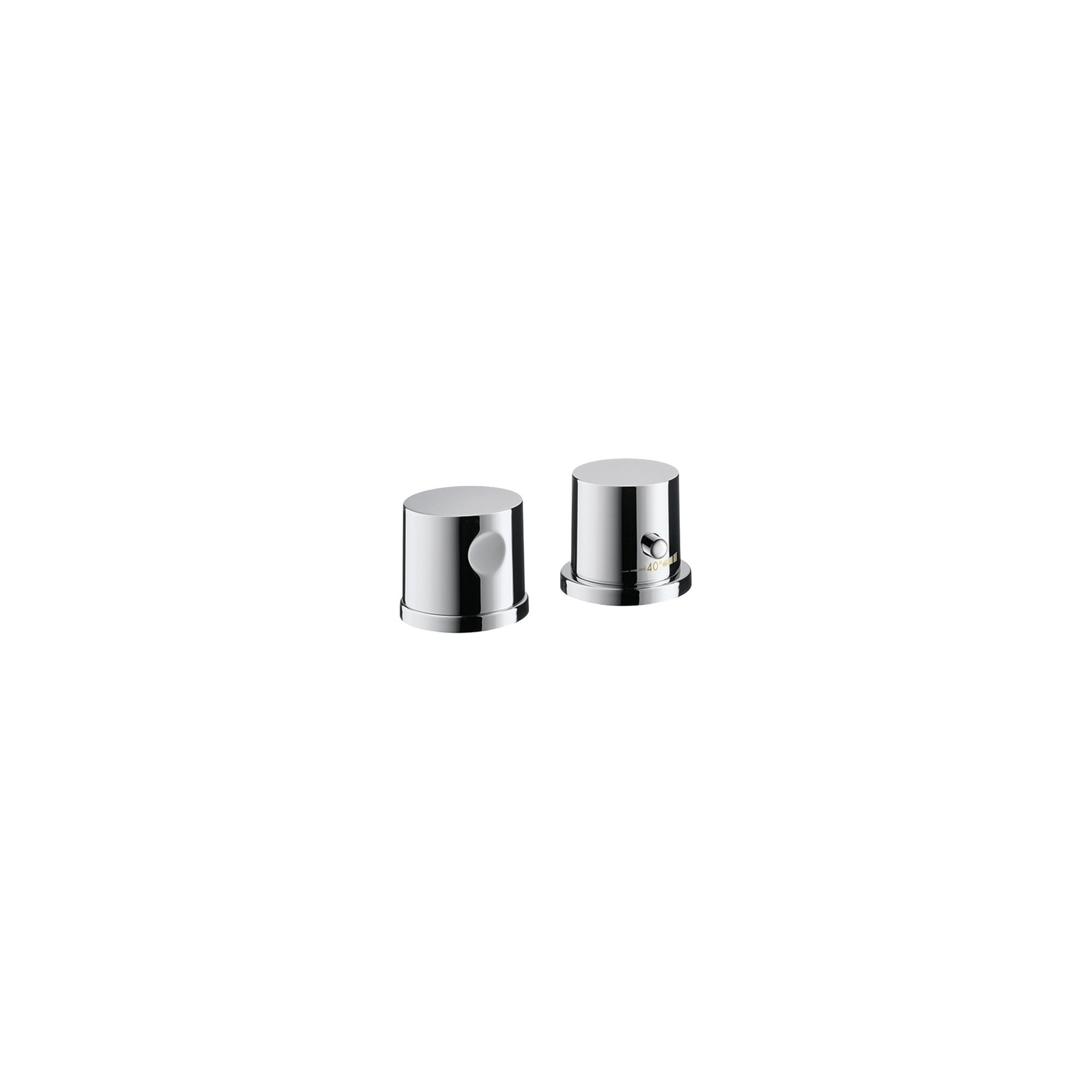 Axor Uno 2 2 Delikli Termostatik Set Üstü Banyo Bataryası Krom 38480000