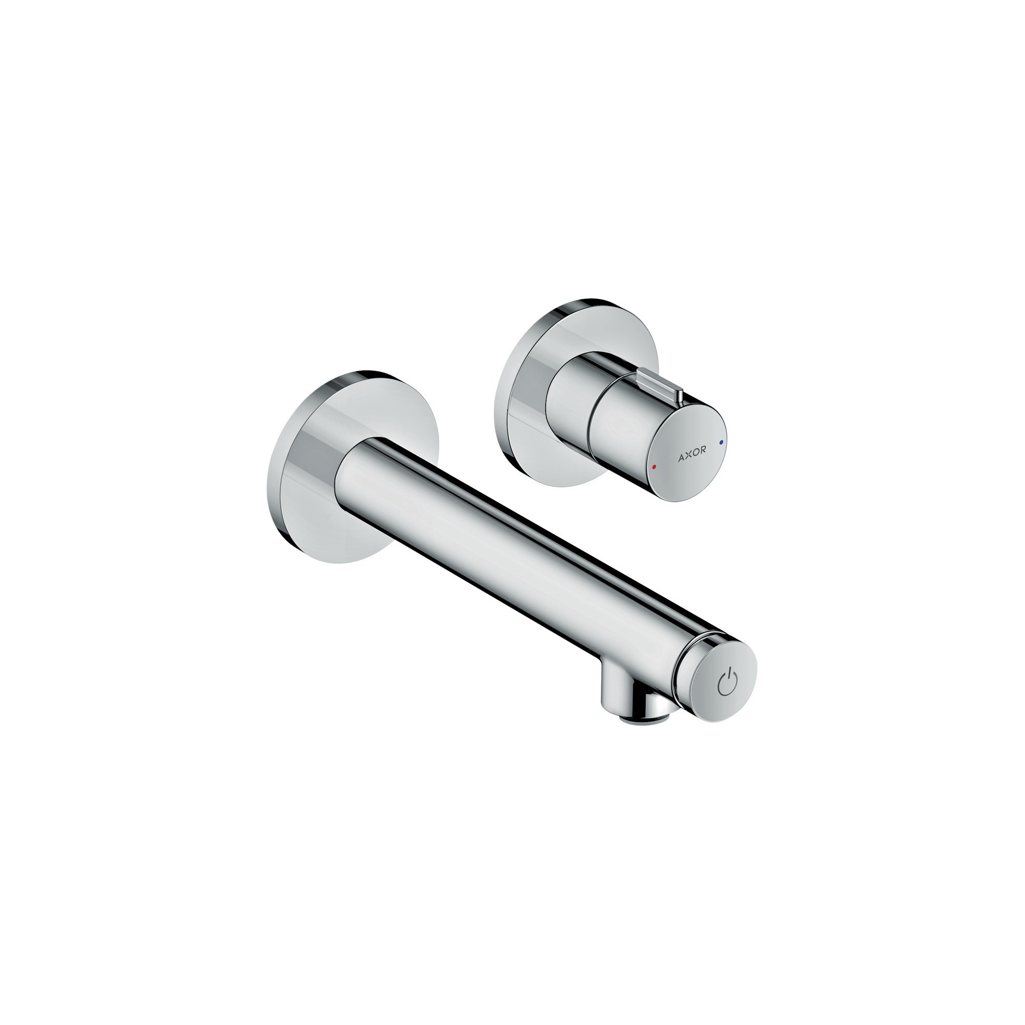 Axor Uno Duvardan 2 Delikli Ankastre Lavabo Bataryası 165 mm. Krom 45112000