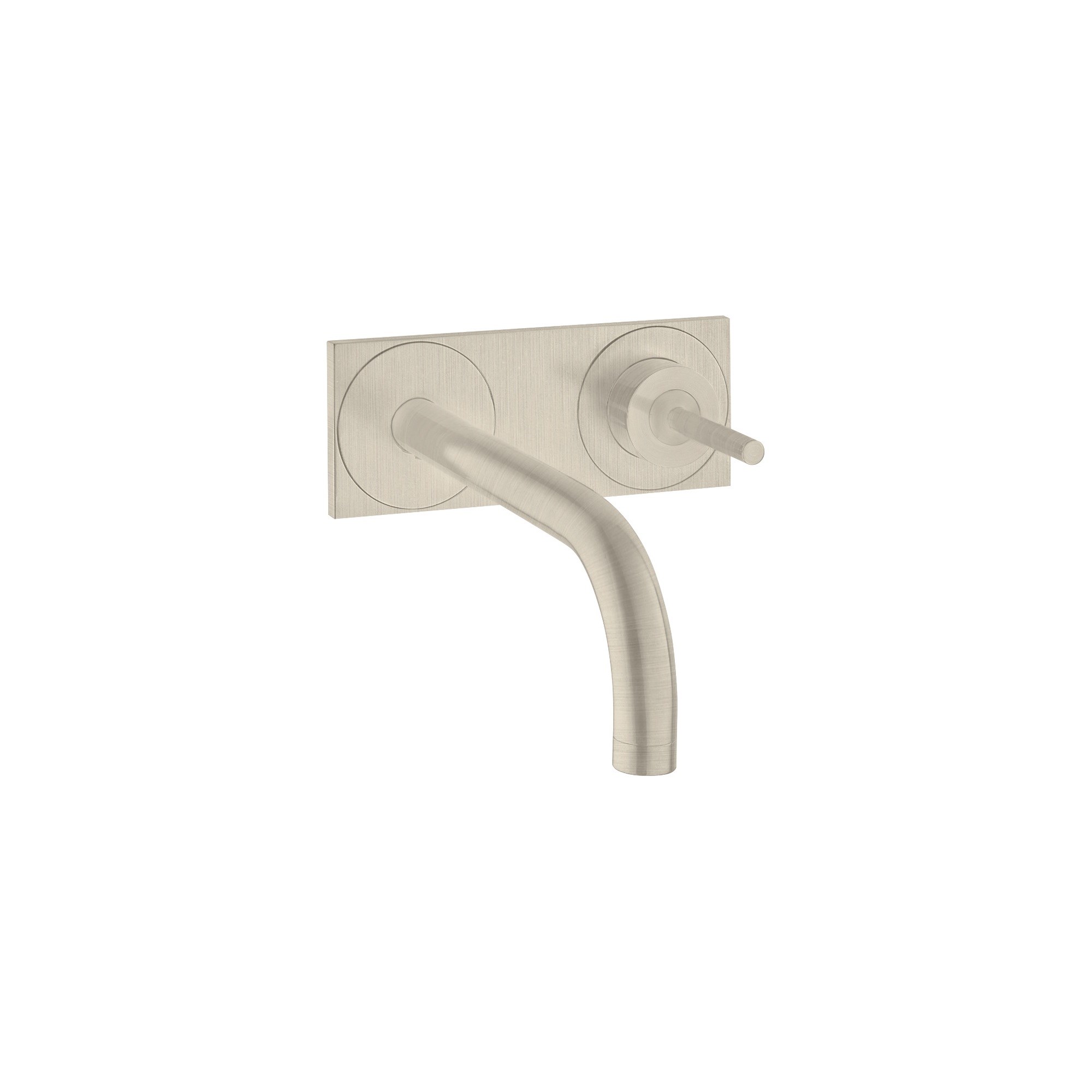 Axor Uno Duvardan Ankastre 2 Delikli Lavabo Bataryası Plakalı 225 mm BN 38115820