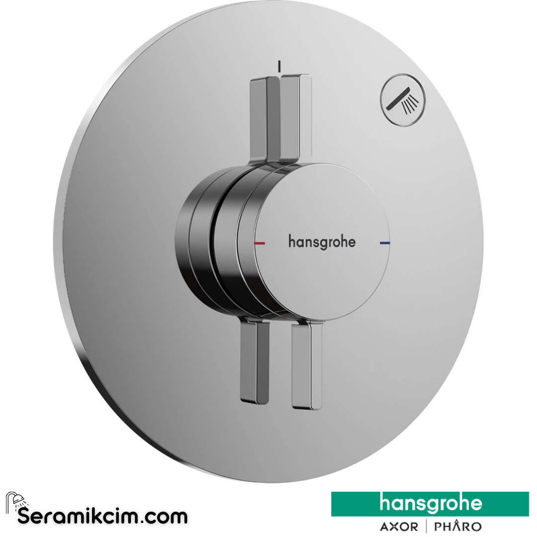 Hansgrohe Duoturn S Ankastre Banyo Bataryası 1 Çıkış Krom 75618000