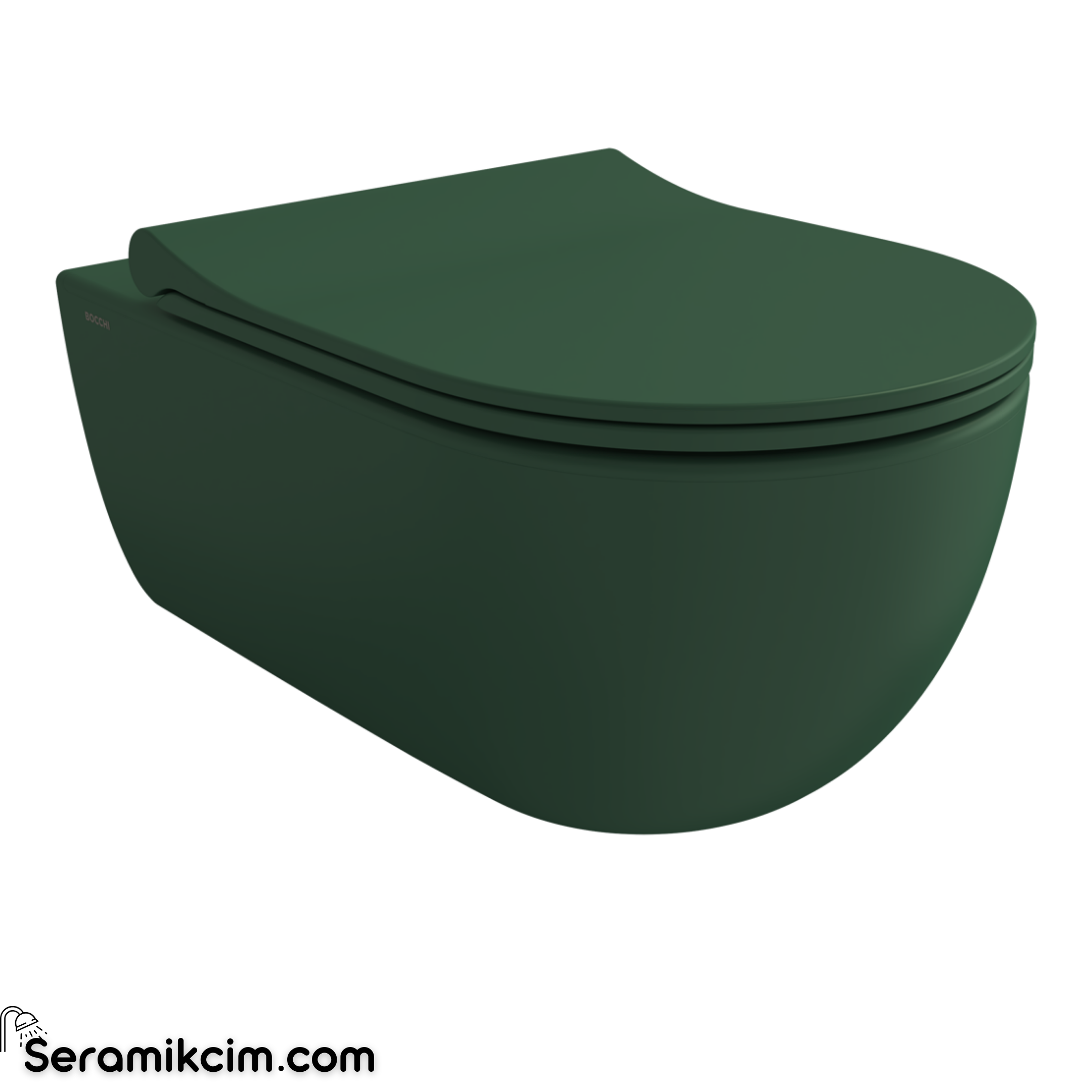 Bocchi V-Tondo Rimless Asma Klozet Mat Yeşil 1416-027-0128