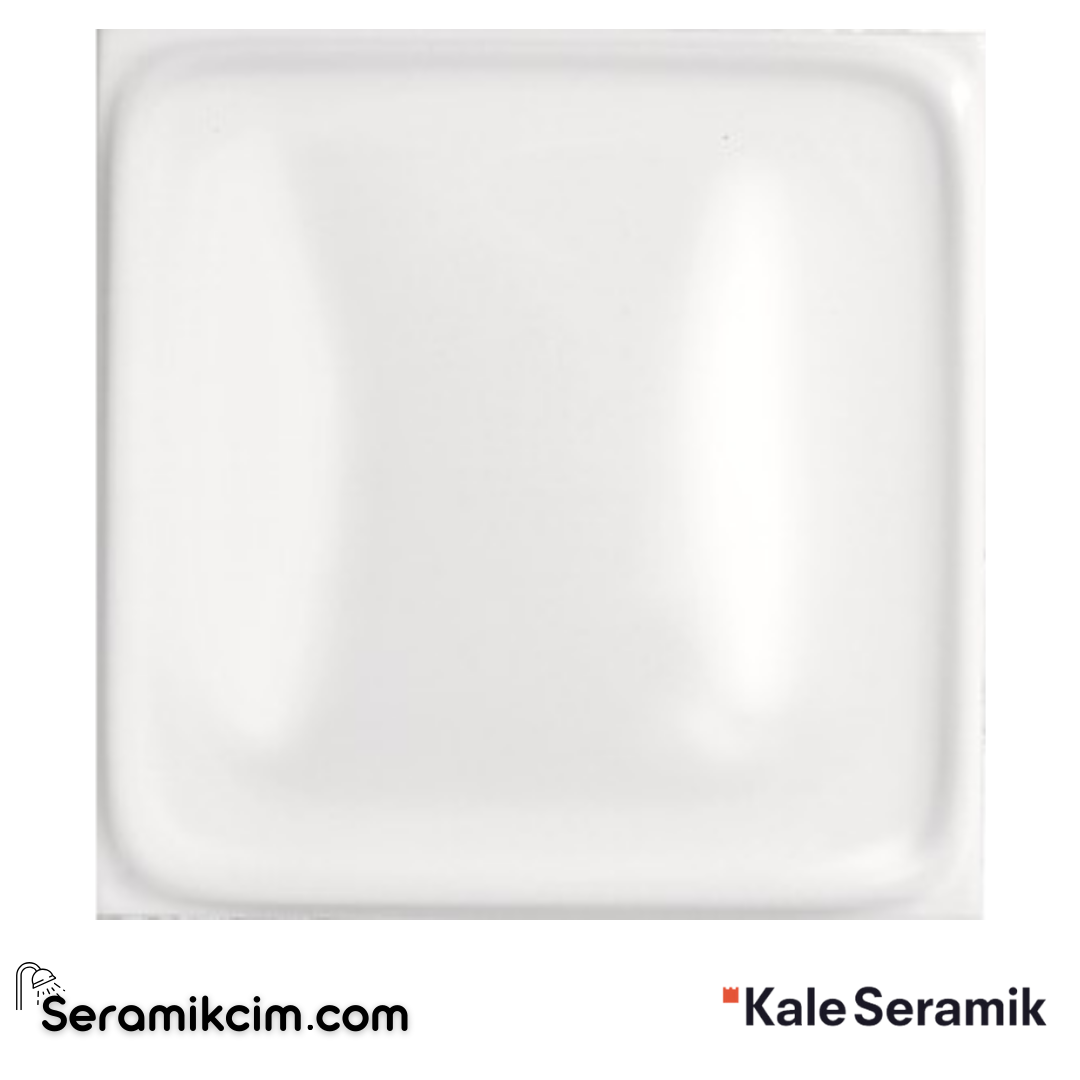 Çanakkale Seramik Ct-5001 Crocodile Opak Beyaz 17,5X17,5 - 310101300387