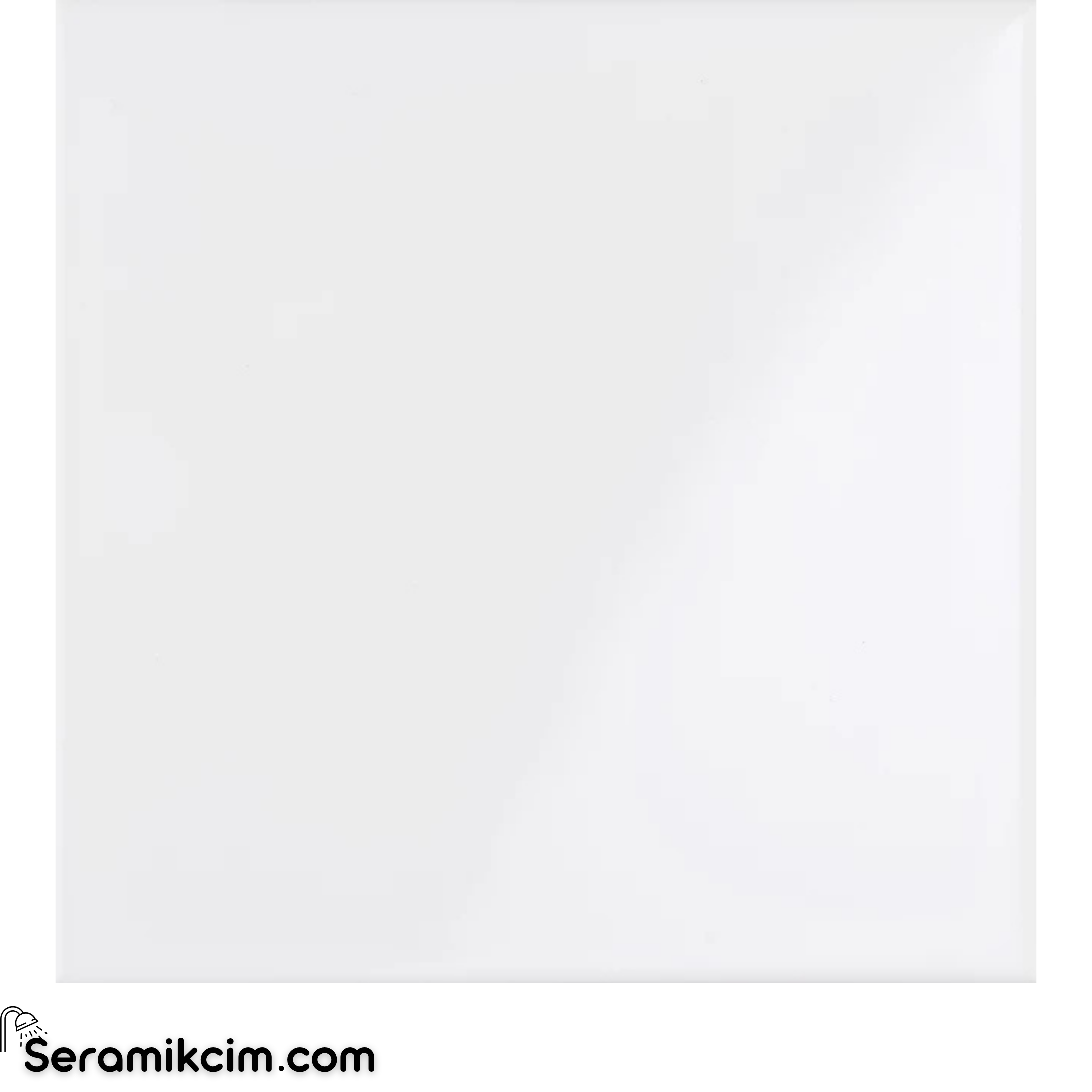 Çanakkale Seramik Fa-1005 Düz Beyaz M 20X20