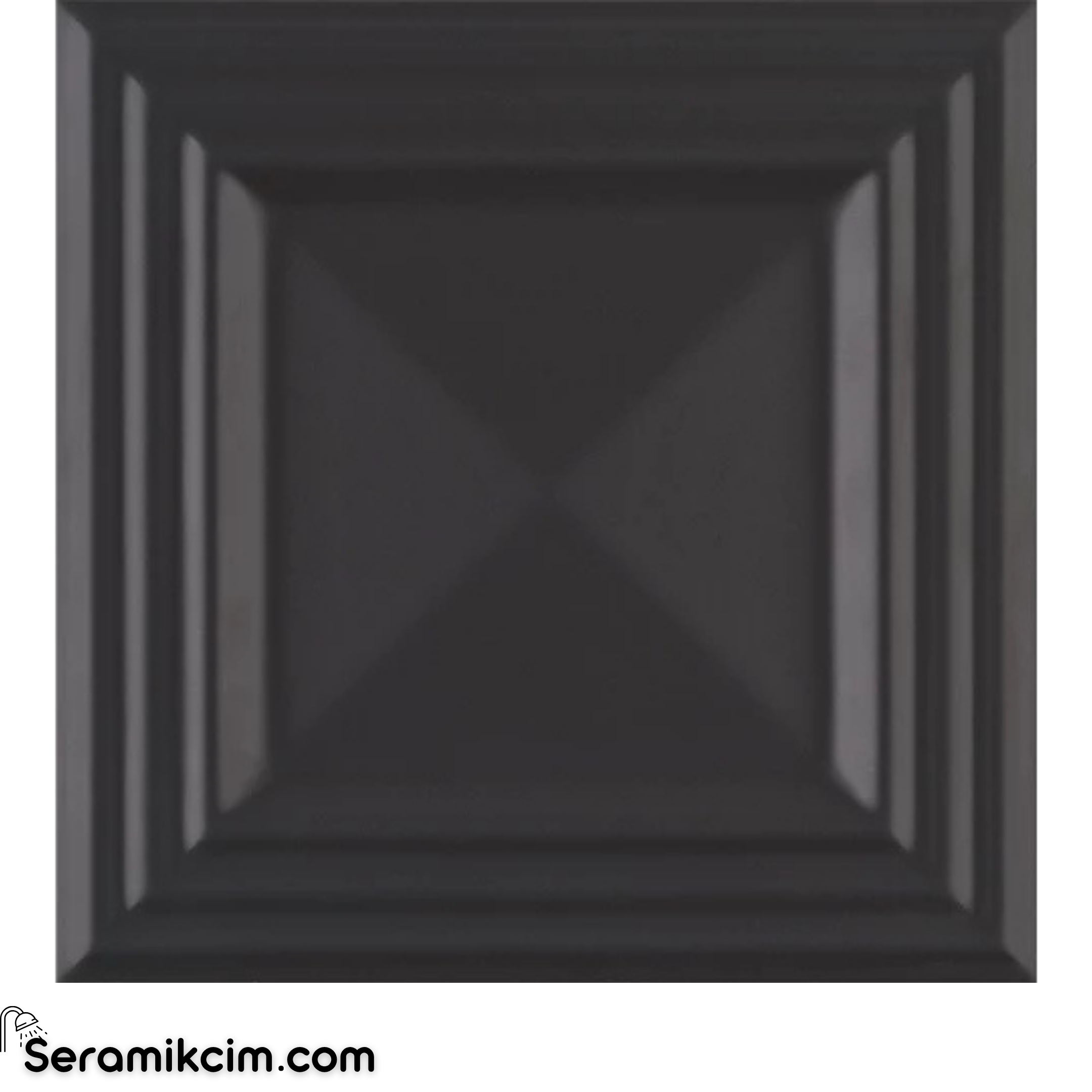 Çanakkale Seramik Fa-1013 Allure Mat Siyah M 20X20