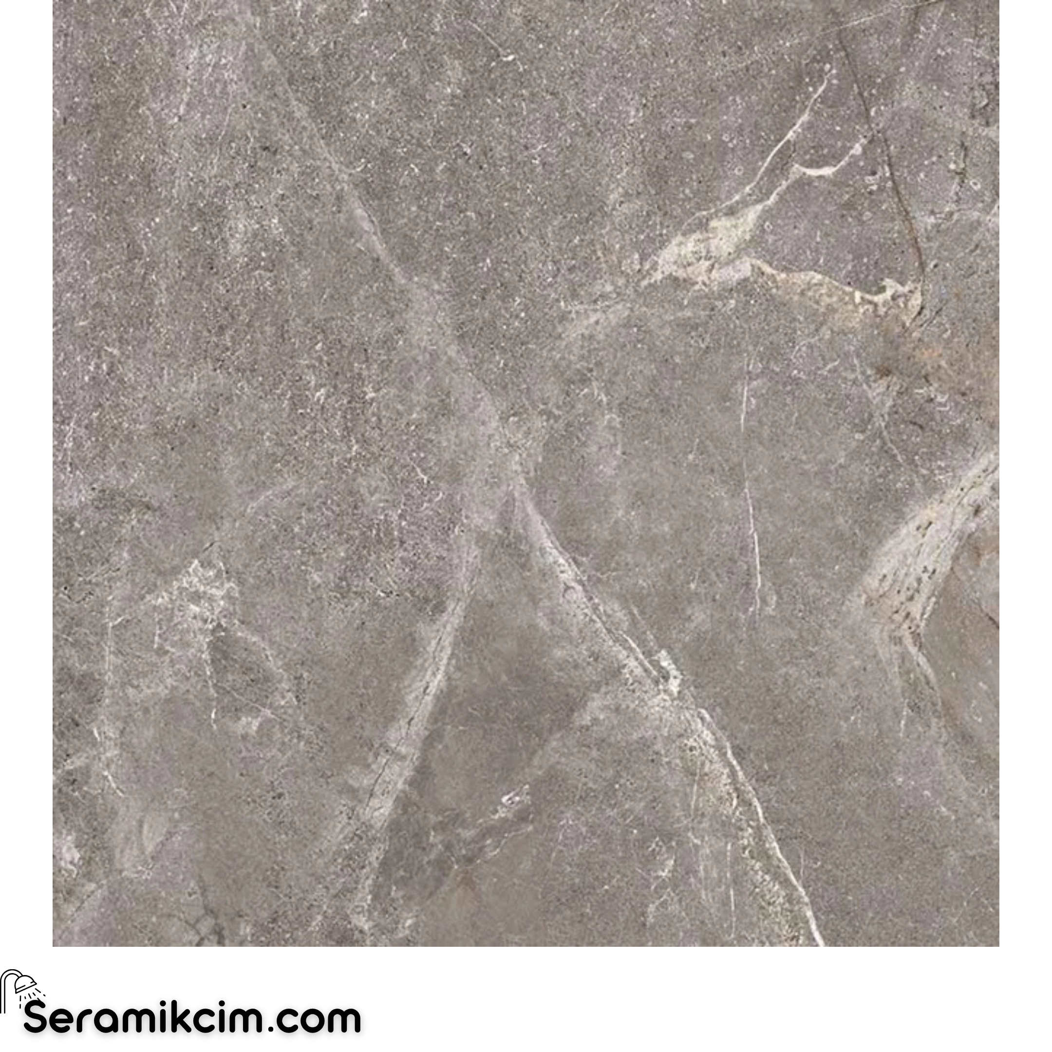 Çanakkale Seramik Gs-D8067 Salvia Mat Gri 60X60