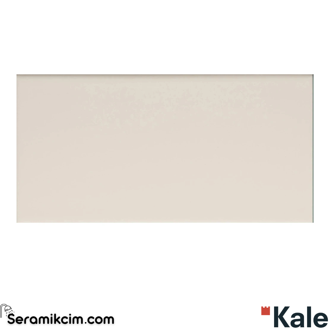 Çanakkale Seramik Mas-3138 Tiny Deep Beyaz Düz 10X20