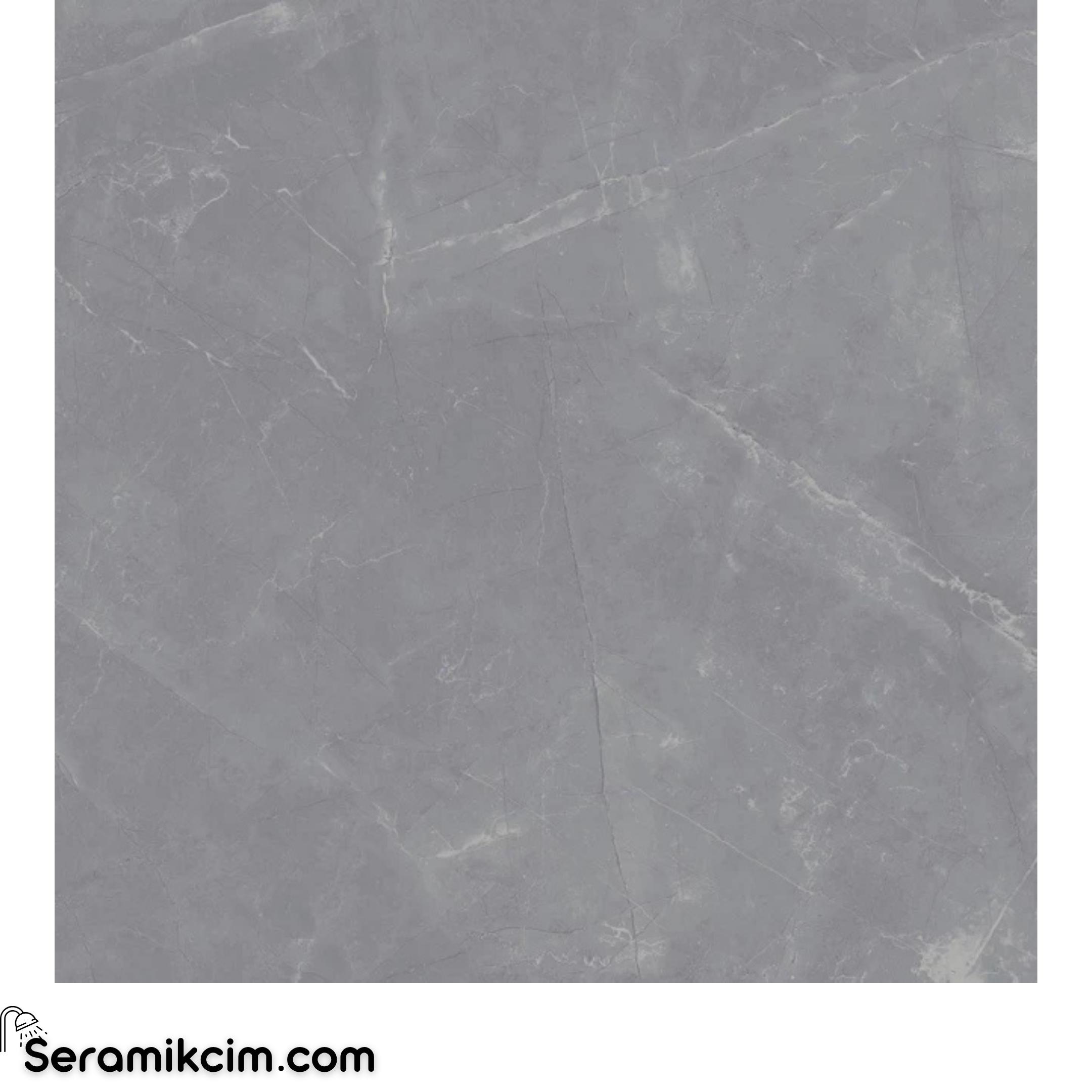 Çanakkale Seramik Mmb-U1221 Pulpis Majestic Gri Mat 59X59 R
