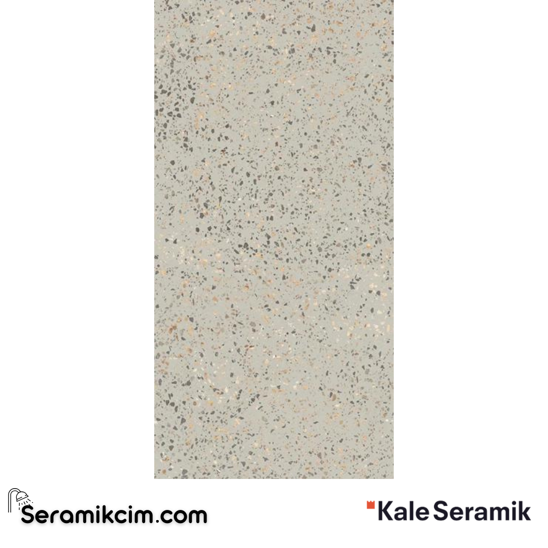 Çanakkale Seramik Mpb-R581 Terrazzo Multicolor Gri Parlak 60x120 - 310100600899