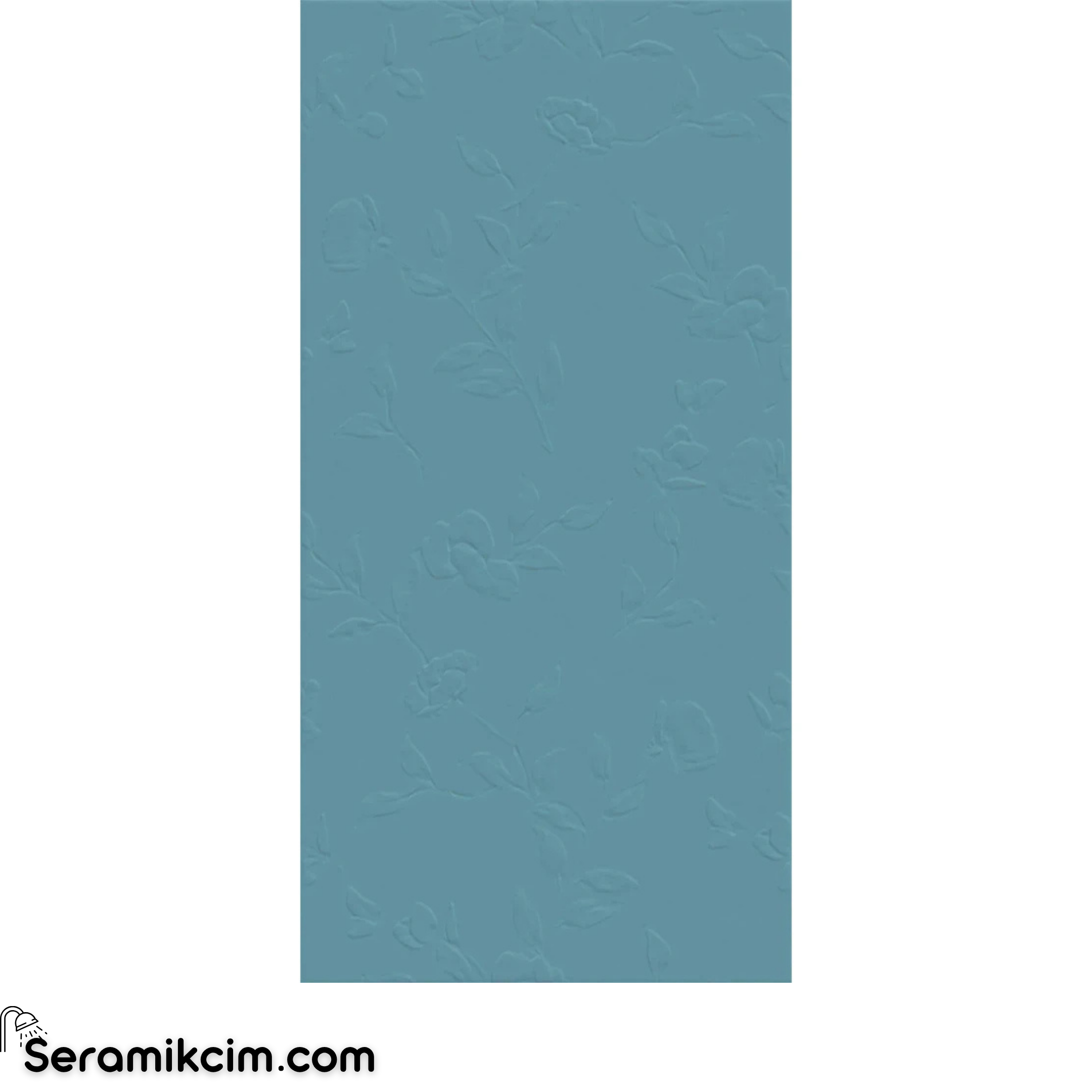 Çanakkale Seramik Rm-8771 Peony Mavi Çiçek Dekor 30X60