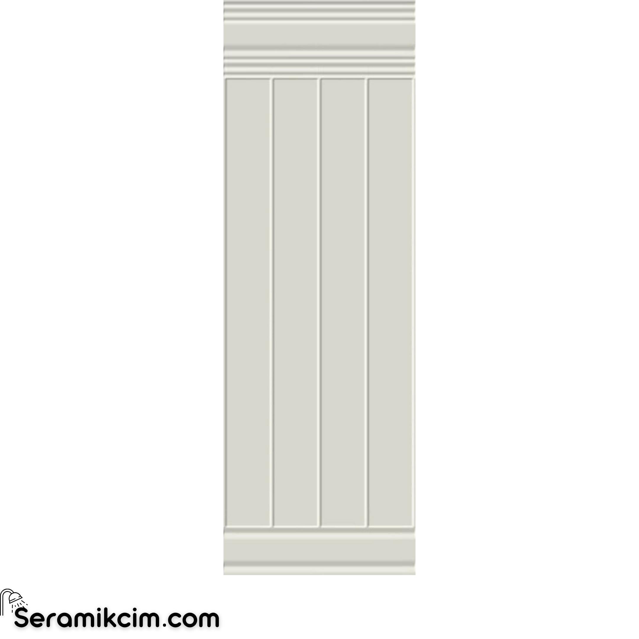 Çanakkale Seramik Vılla Deste Bej Boiserie Mat 40x120 R