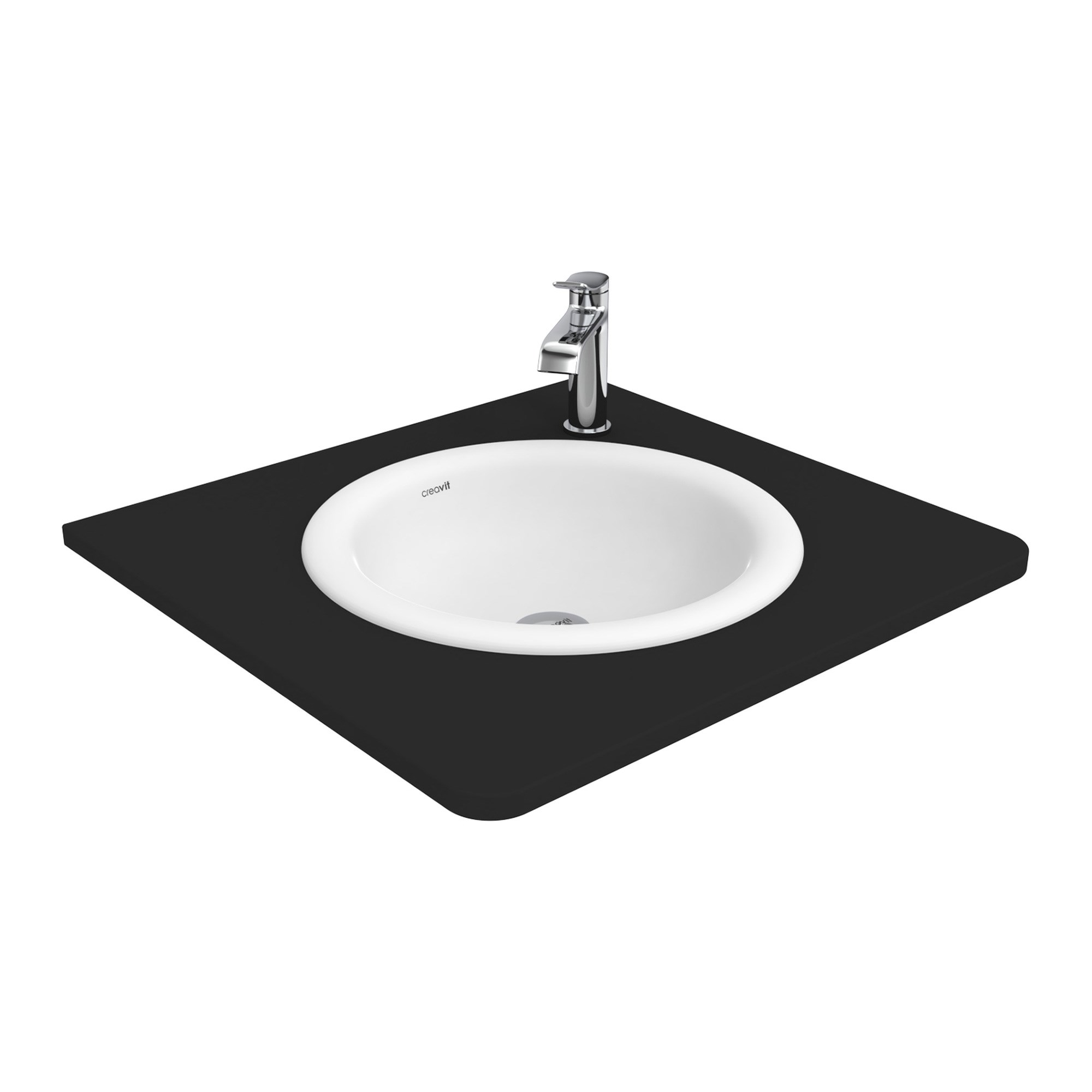Creavit Bolla 45x45cm Tezgah Üstü Lavabo Extra Beyaz BO045-00CB00E-0000