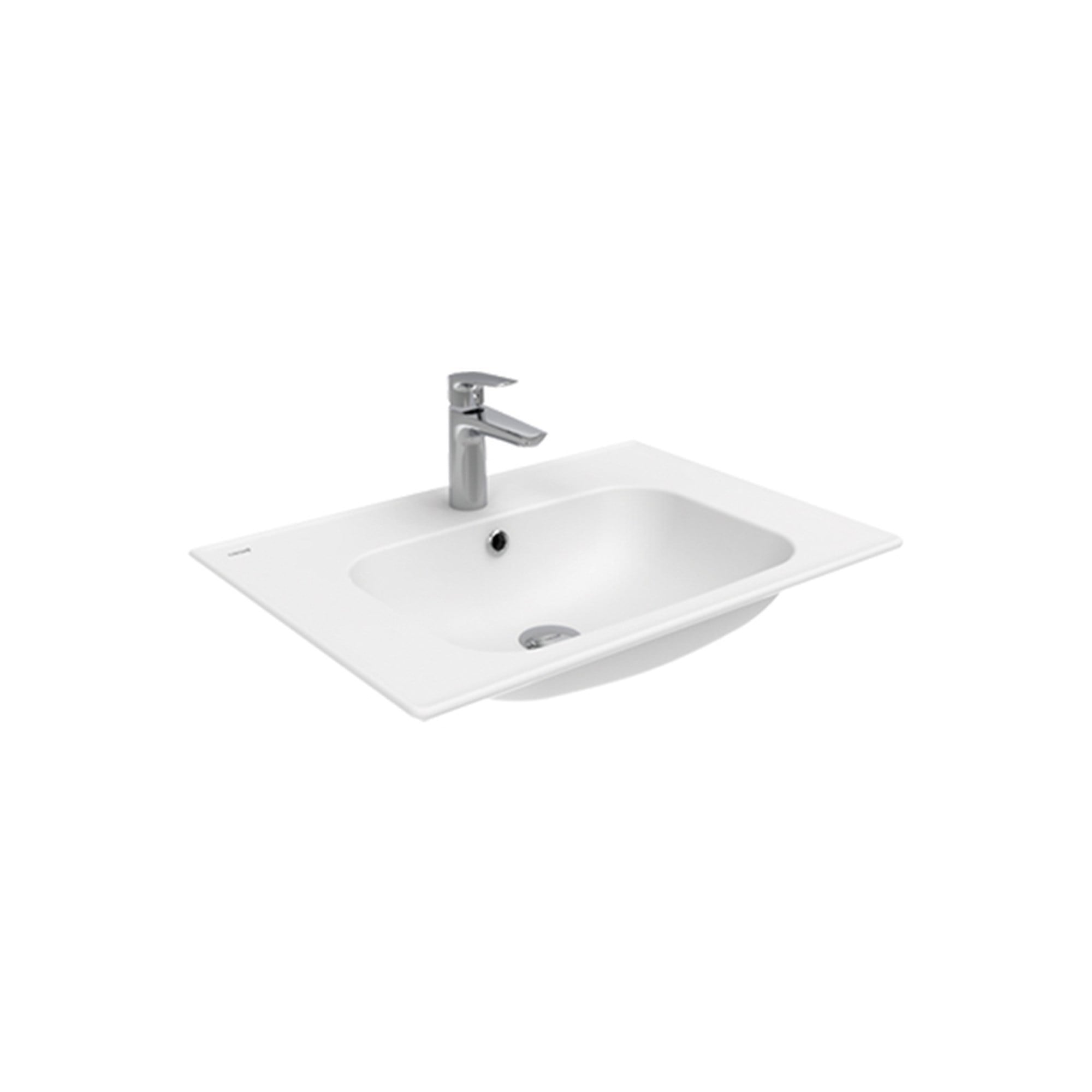 Creavit Erine 65cm Etajerli Dolap Uyumlu Lavabo Extra Beyaz ER065-00CB00E-0000