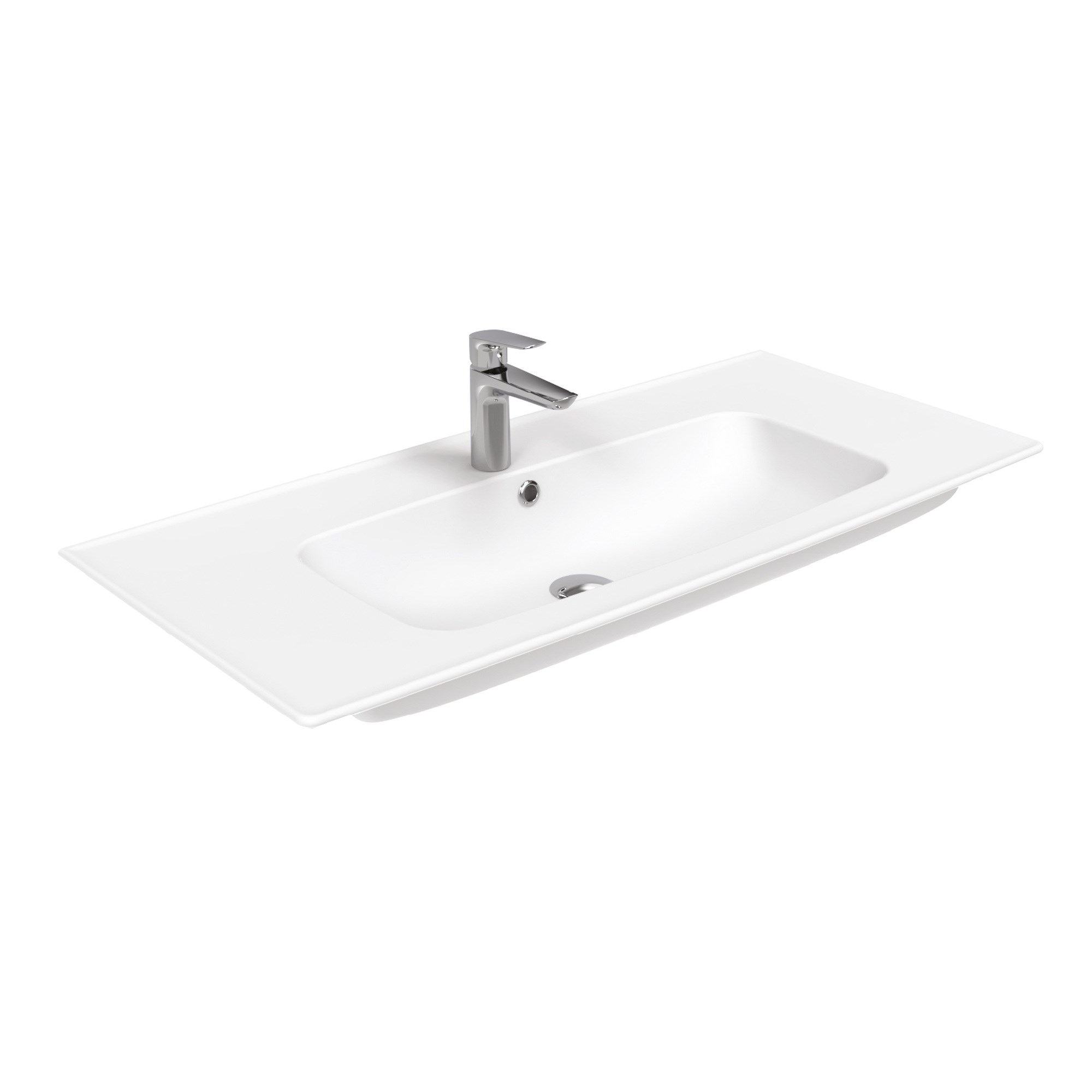 Creavit Erine 85 cm Etajerli Dolap Lavabo Extra Beyaz ER085-00CB00E-0000