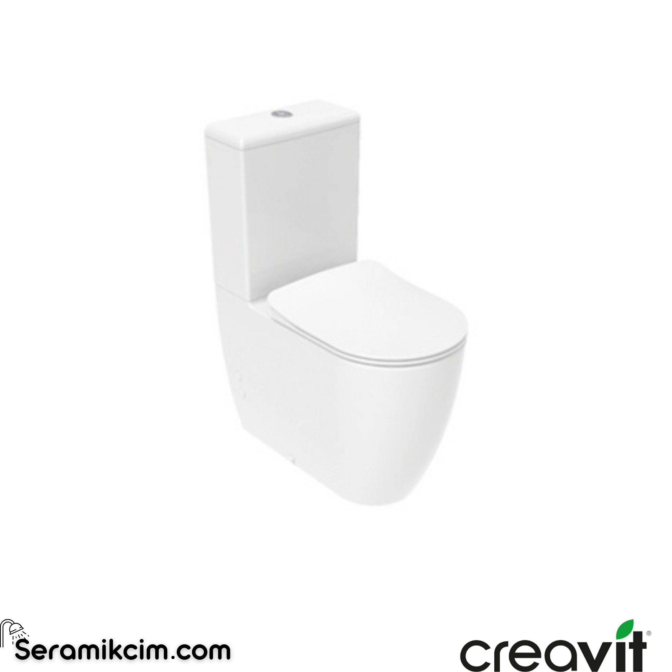 Creavit Free Duvara Dayalı Klozet Extra Beyaz FE360-00CB00E-0000