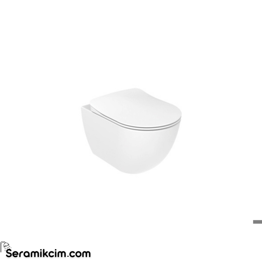 Creavit Free Rim-Off Asma Klozet Delikli Extra Antrasit Mat  FE322-00AM00E-0000