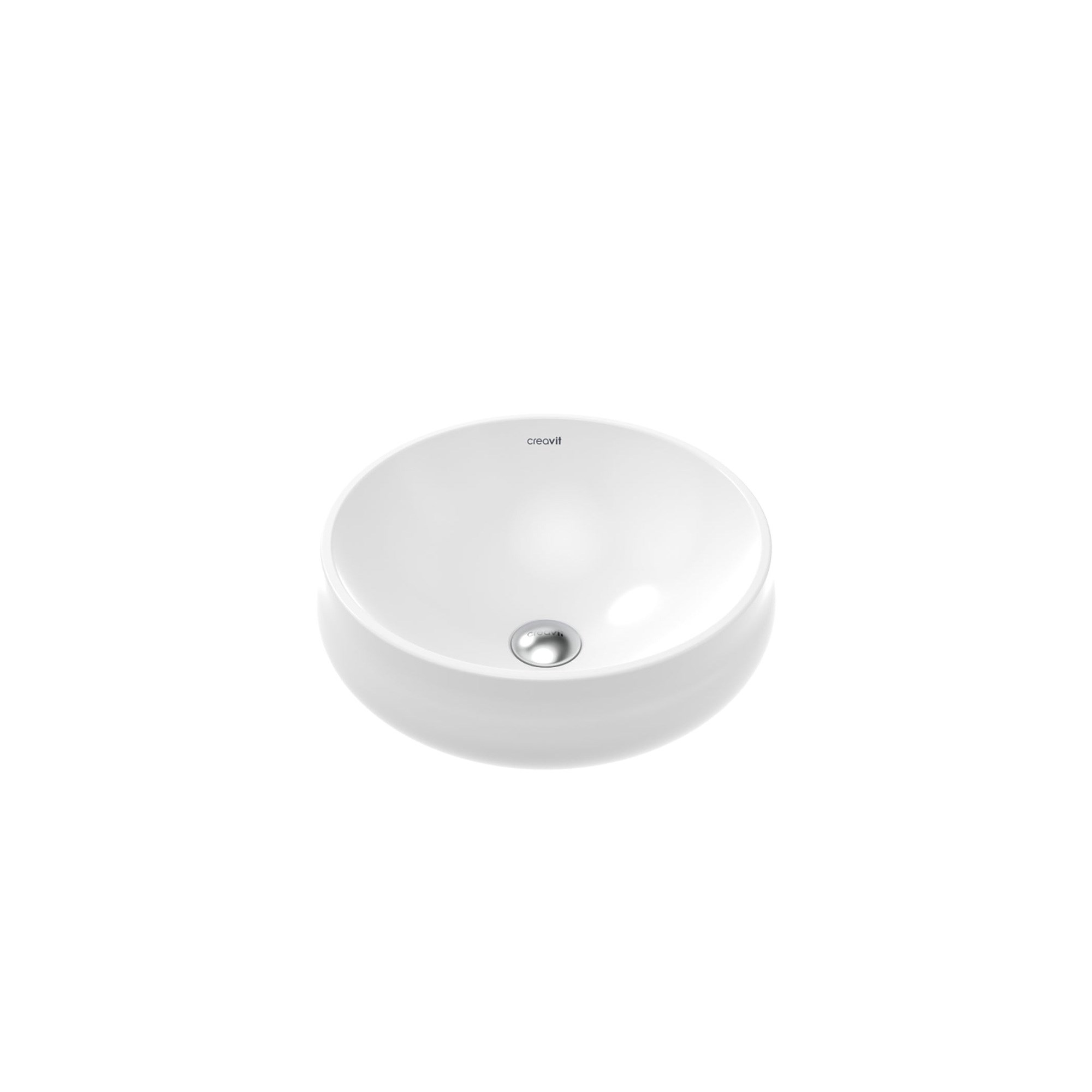 Creavit Gordo 40x40 cm Tezgah Üstü Lavabo Extra Beyaz GO140-00CB00E-0000