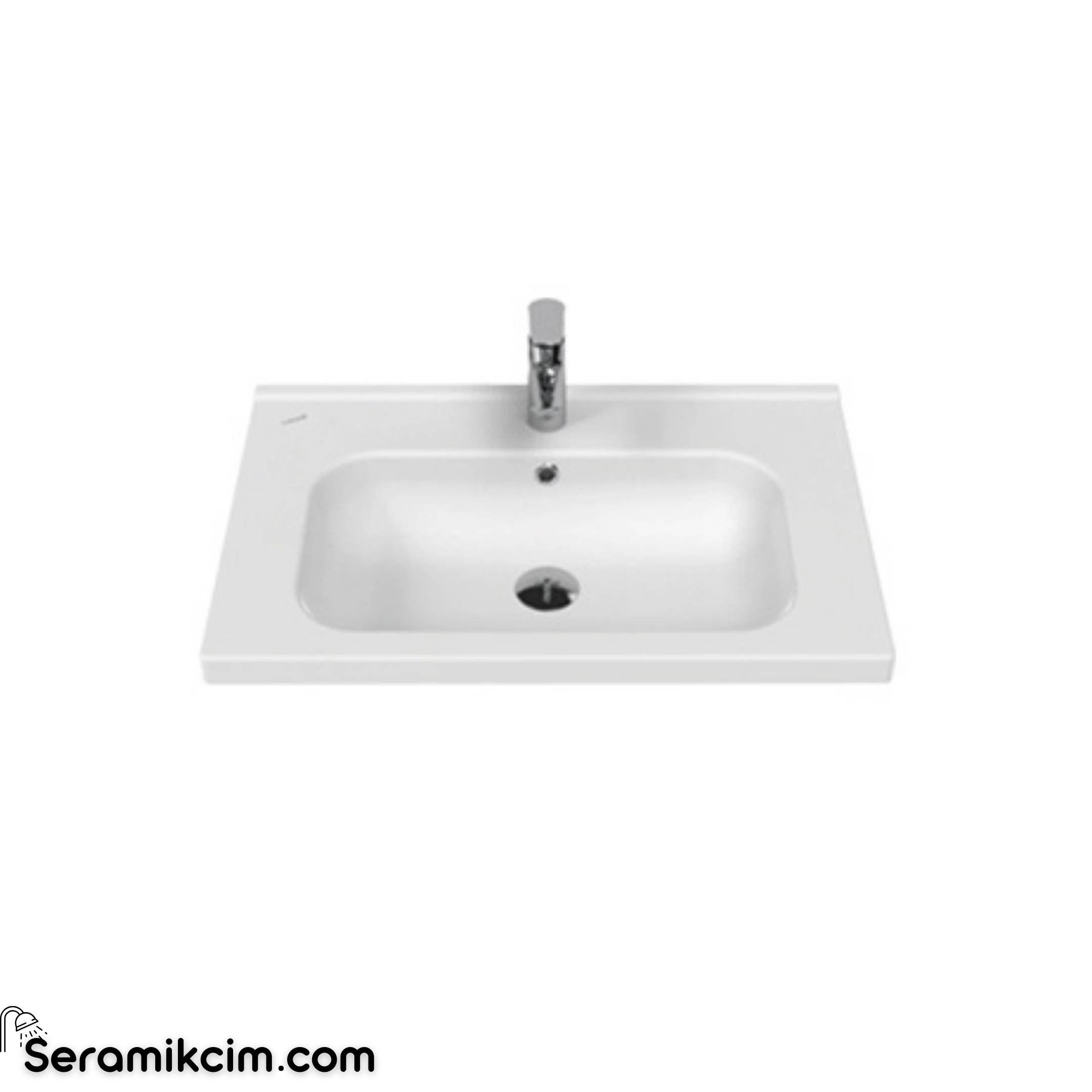 Creavit İdeal Etajerli Lavabo 70 cm Extra Beyaz ID070-00CB00E-0000