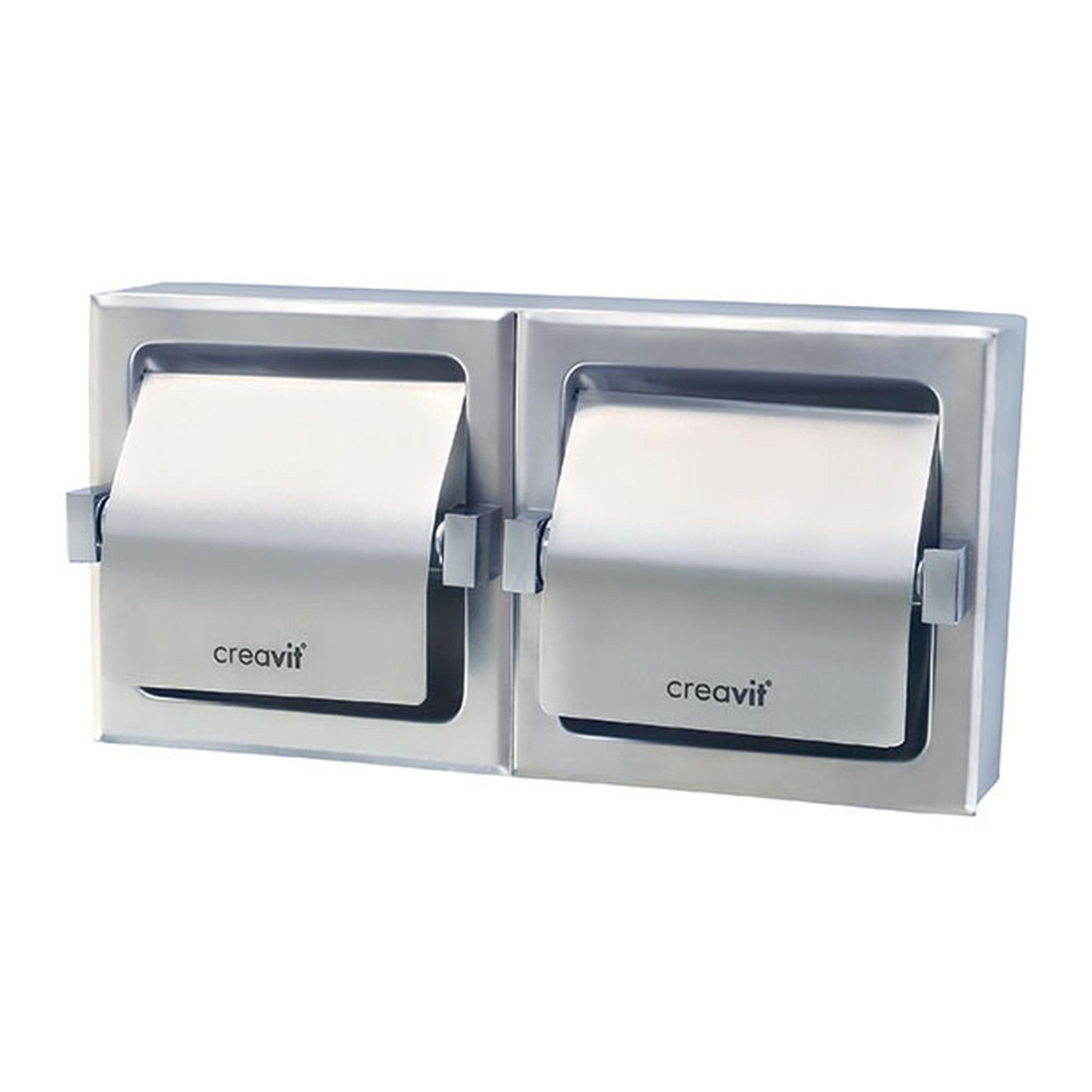 Creavit İkilii Tuvalet Kağıtlığı Paslanmaz MA.HT30412