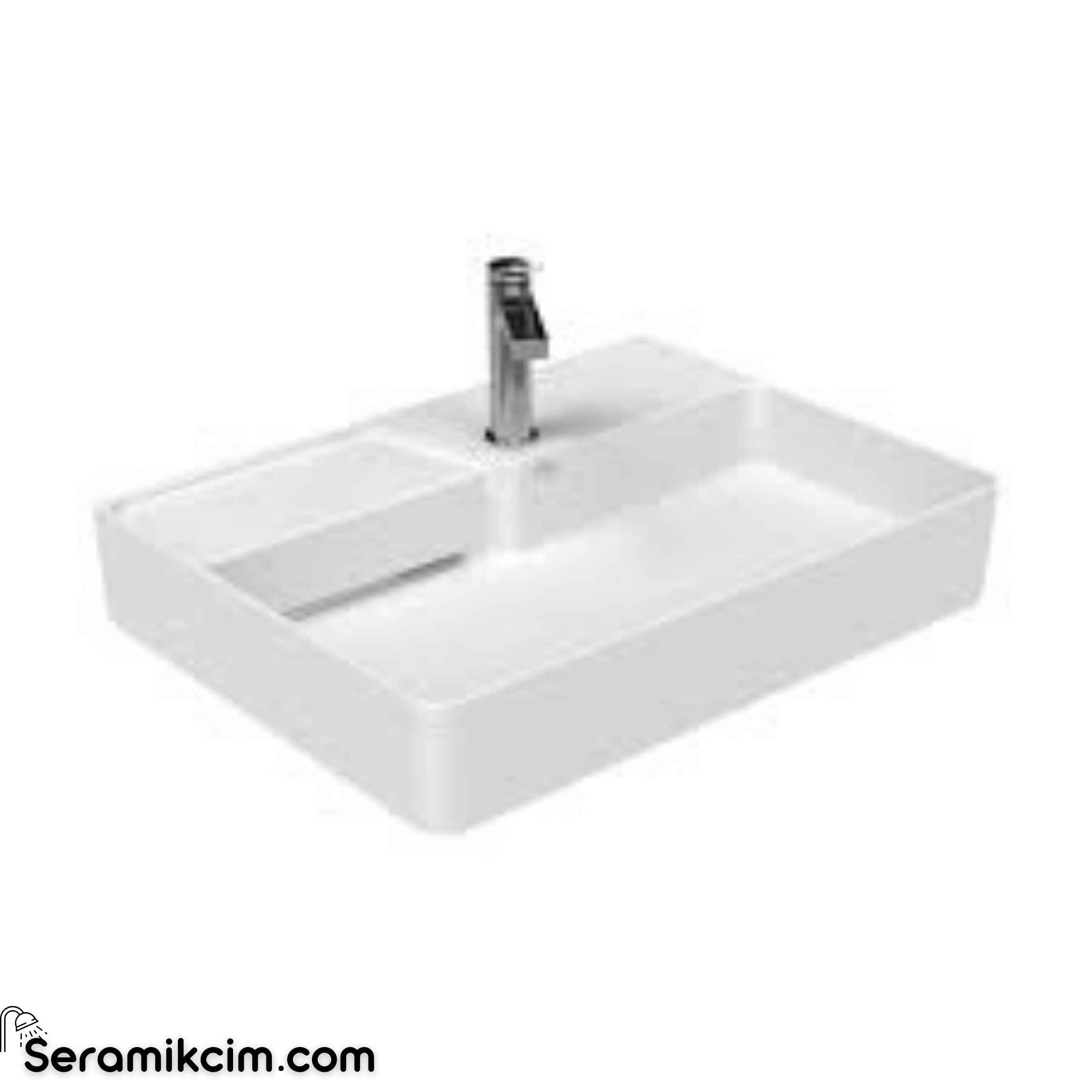 Creavit Ruby 45x60 T.Üstü Lavabo Extra Beyaz RUBY LOGO RB062-00CB42E-0000