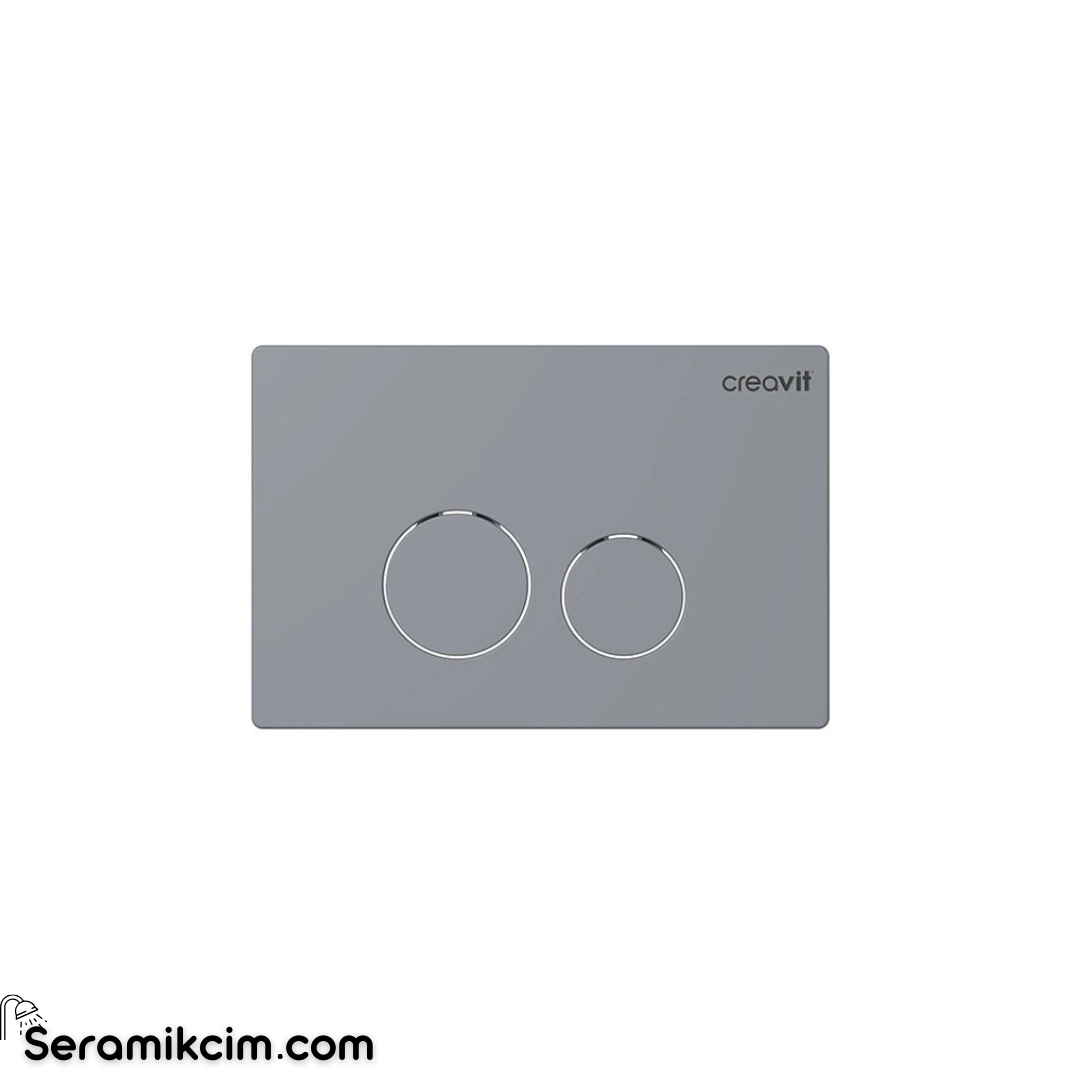 Creavit Terra Mat Gri Boyalı Kumanda Paneli GP9002.00