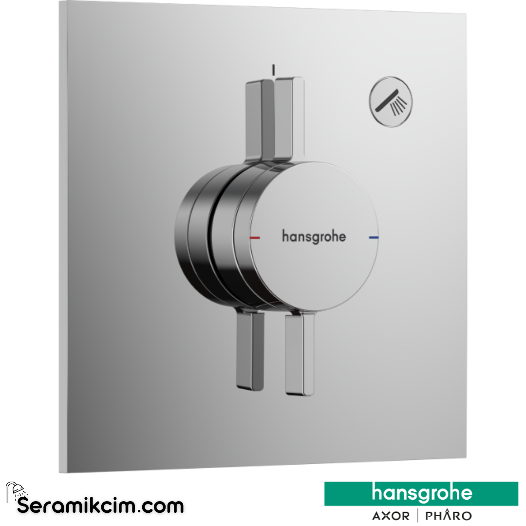 Hansgrohe Duoturn E Ankastre Banyo Bataryası 1 Çıkış Krom 75617000