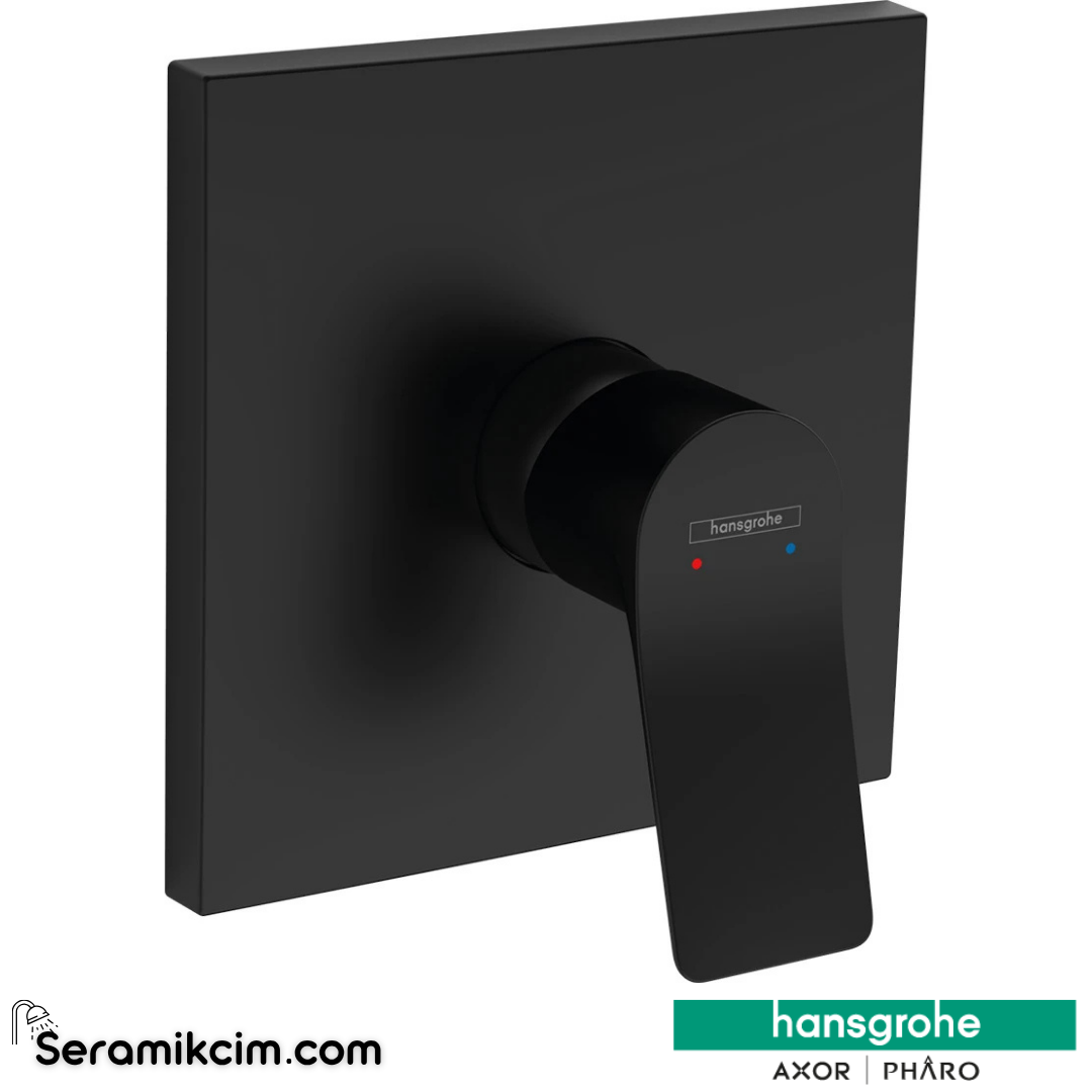 Hansgrohe Vivenis Ankastre Banyo Bataryası Mat Siyah 75615670