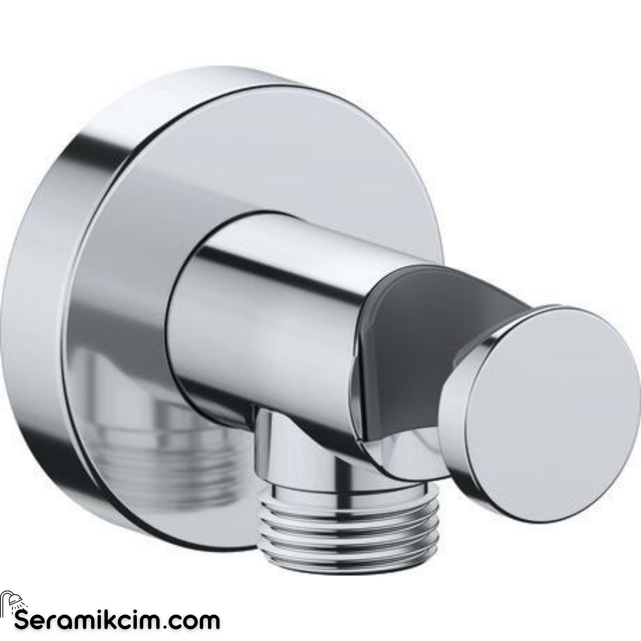 Duravit Ankastre El Duşu Çıkışı + Askı, Parlak Krom Uv0630009010