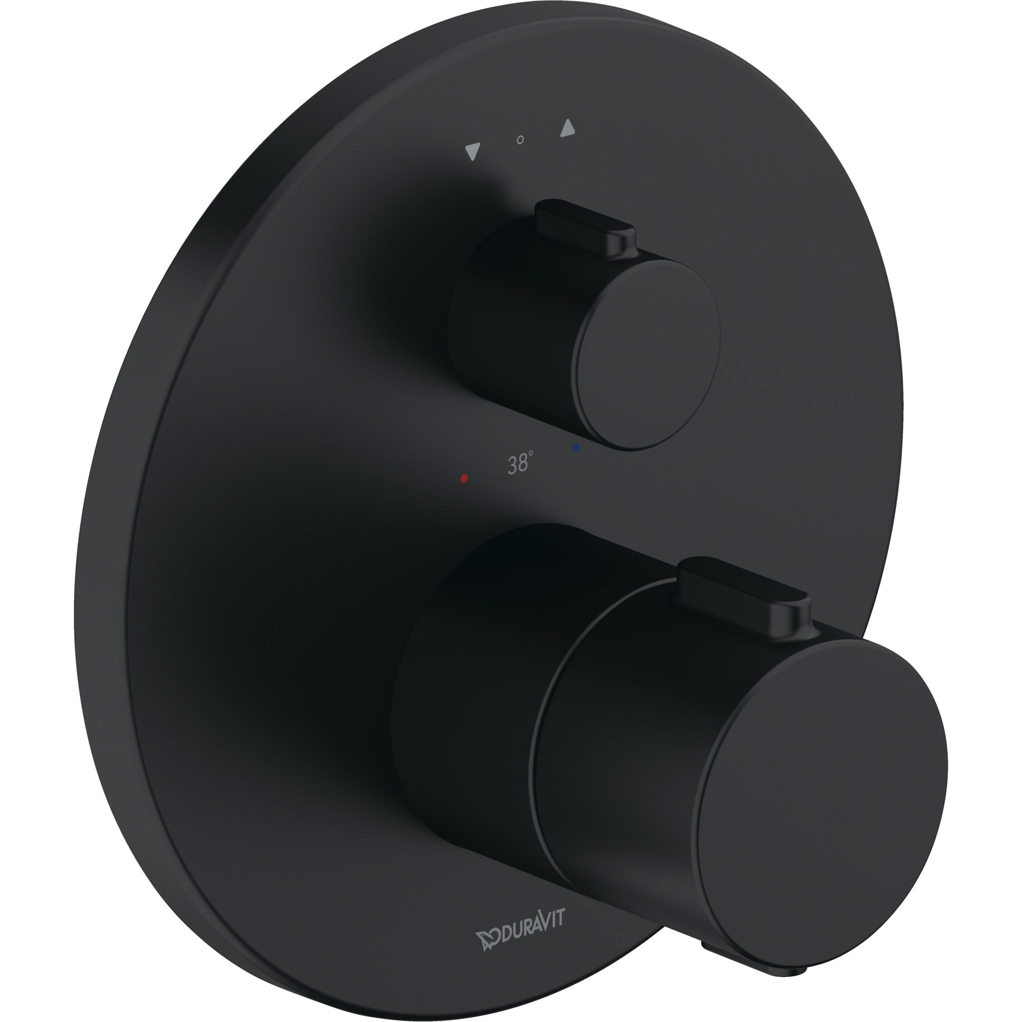Duravit Ankastre Termostatik Batarya 2 Çıkışlı Mat Siyah TH4200014046