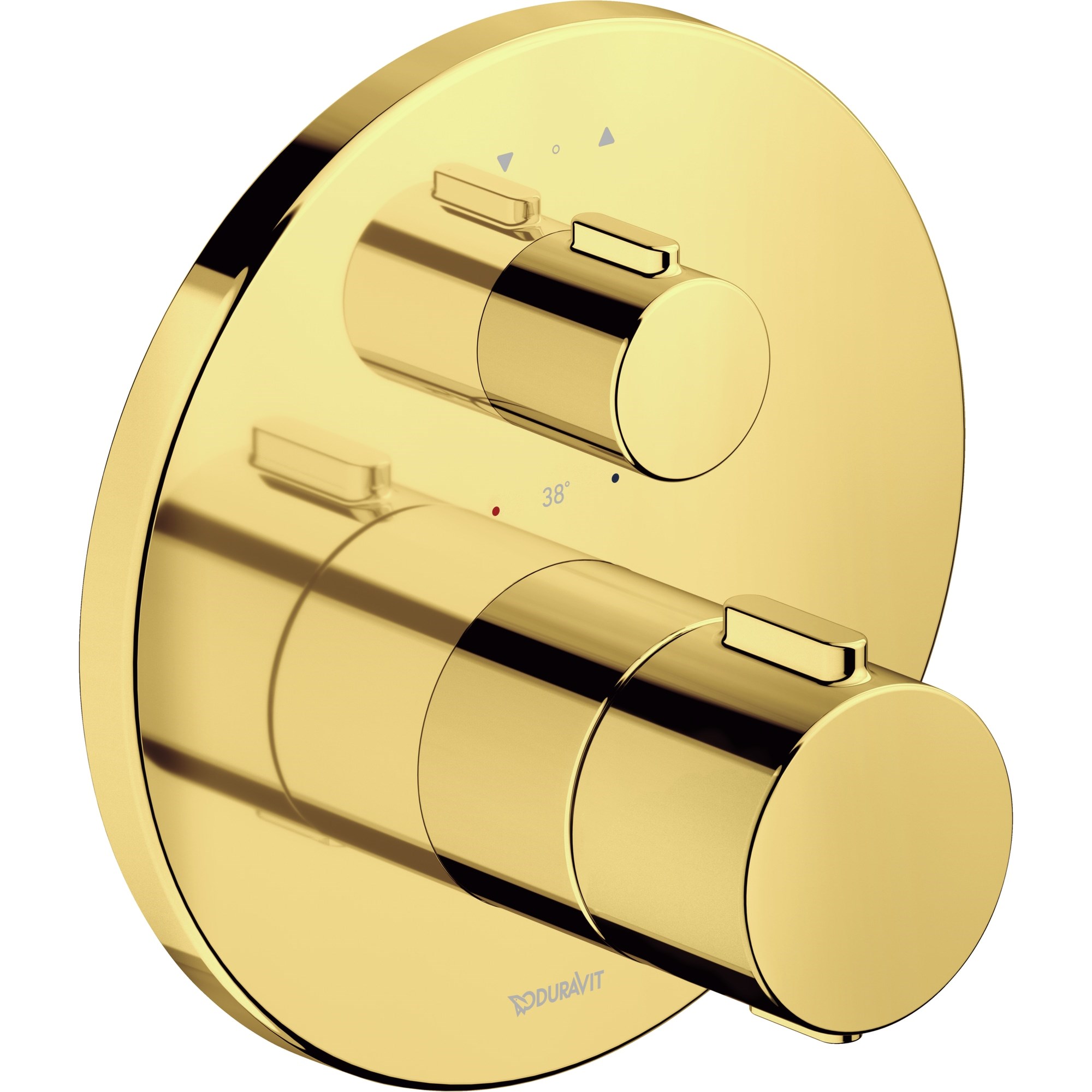 Duravit Ankastre Termostatik Batarya 2 Çıkışlı Parlak Altın TH4200014034