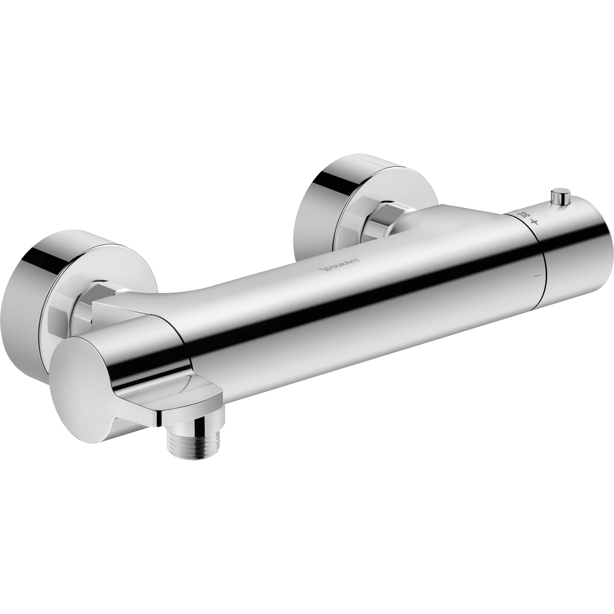 Duravit B.1 Sıva Üstü Termostatik Duş Bataryası 1 Çıkışlı Krom B14220000010