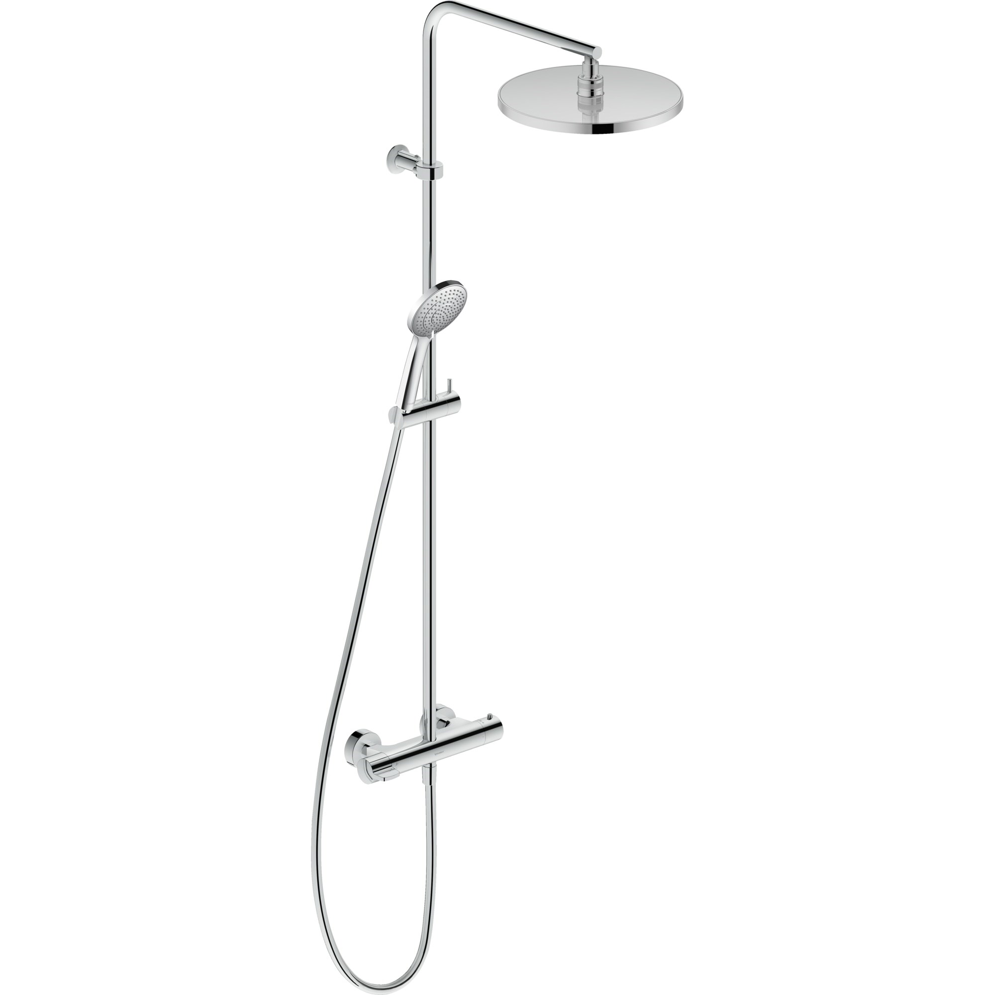 Duravit B.1 Termostatik Duş Sistemi 2 Çıkışlı Krom B14280008010