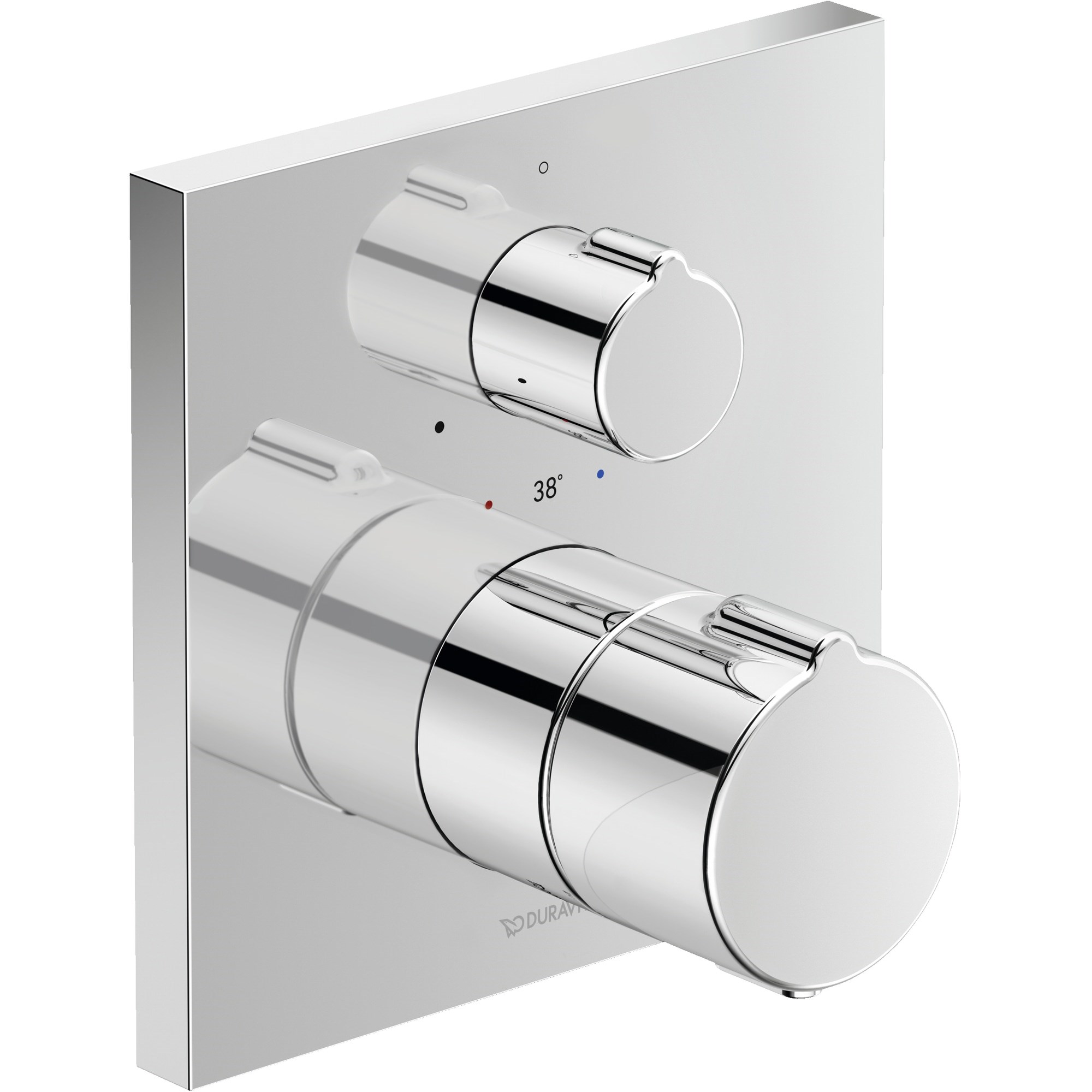 Duravit C.1 Ankastre Termostatik Duş Bataryası Tek Yollu (Sıva Üstü Grubu) Krom C14200015010