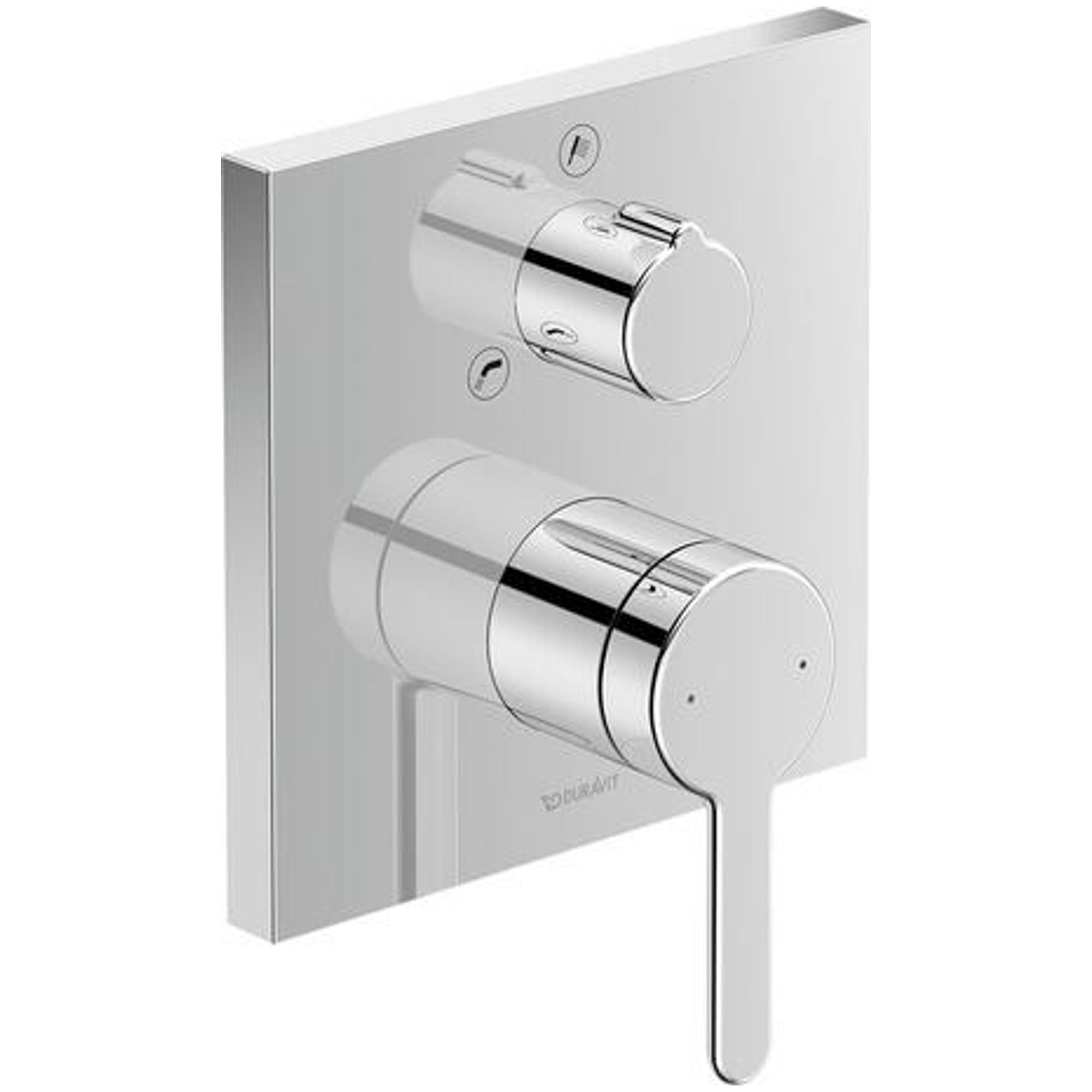 Duravit C.1 Ankastre Küvet Bataryası 2 Çıkışlı Krom C15210017010