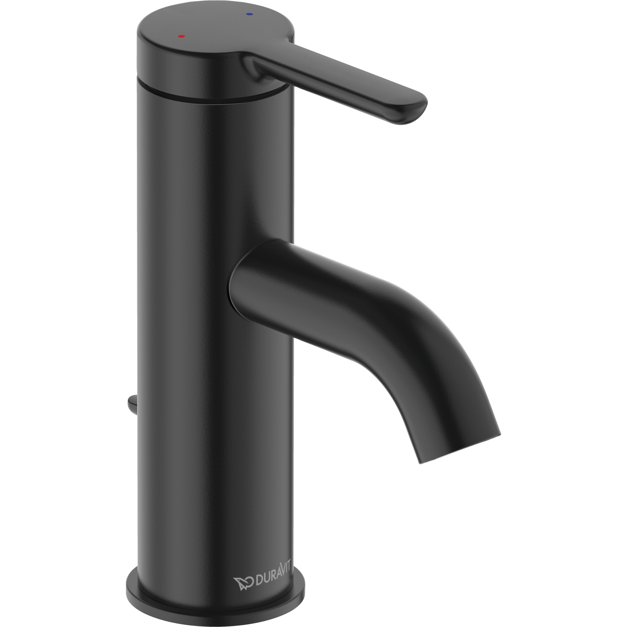 Duravit C.1 Lavabo Bataryası S Boy Sifon Kumandalı Mat Siyah C11010001046