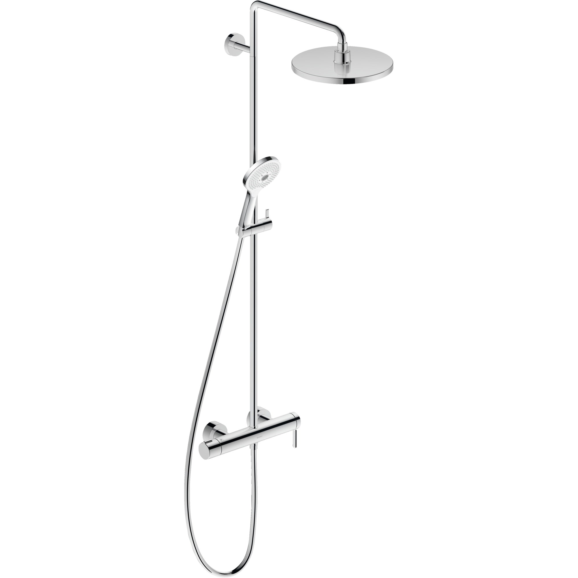 Duravit C.1 Duş Sistemi 2 Çıkışlı Krom C14280007010
