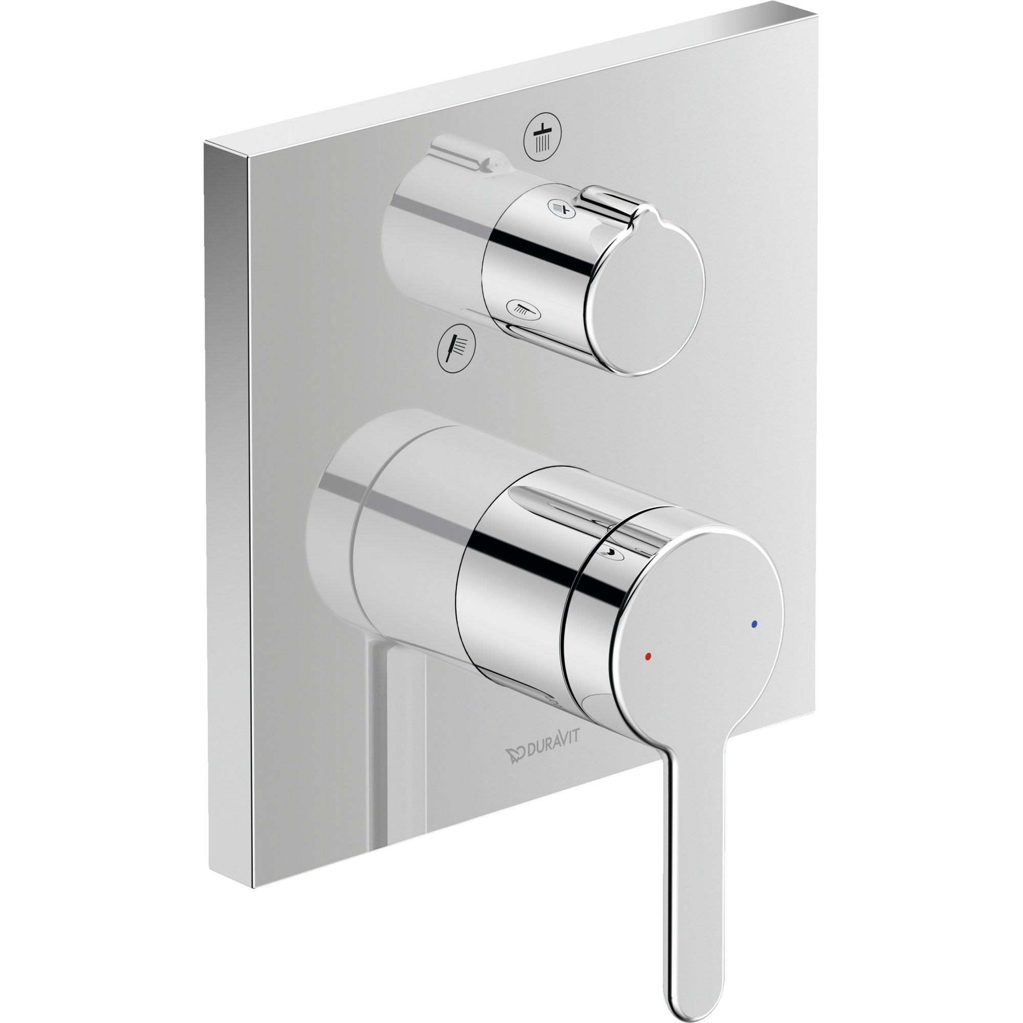 Duravit C.1 Ankastre Duş Bataryası 2 Çıkışlı Krom C14210011010