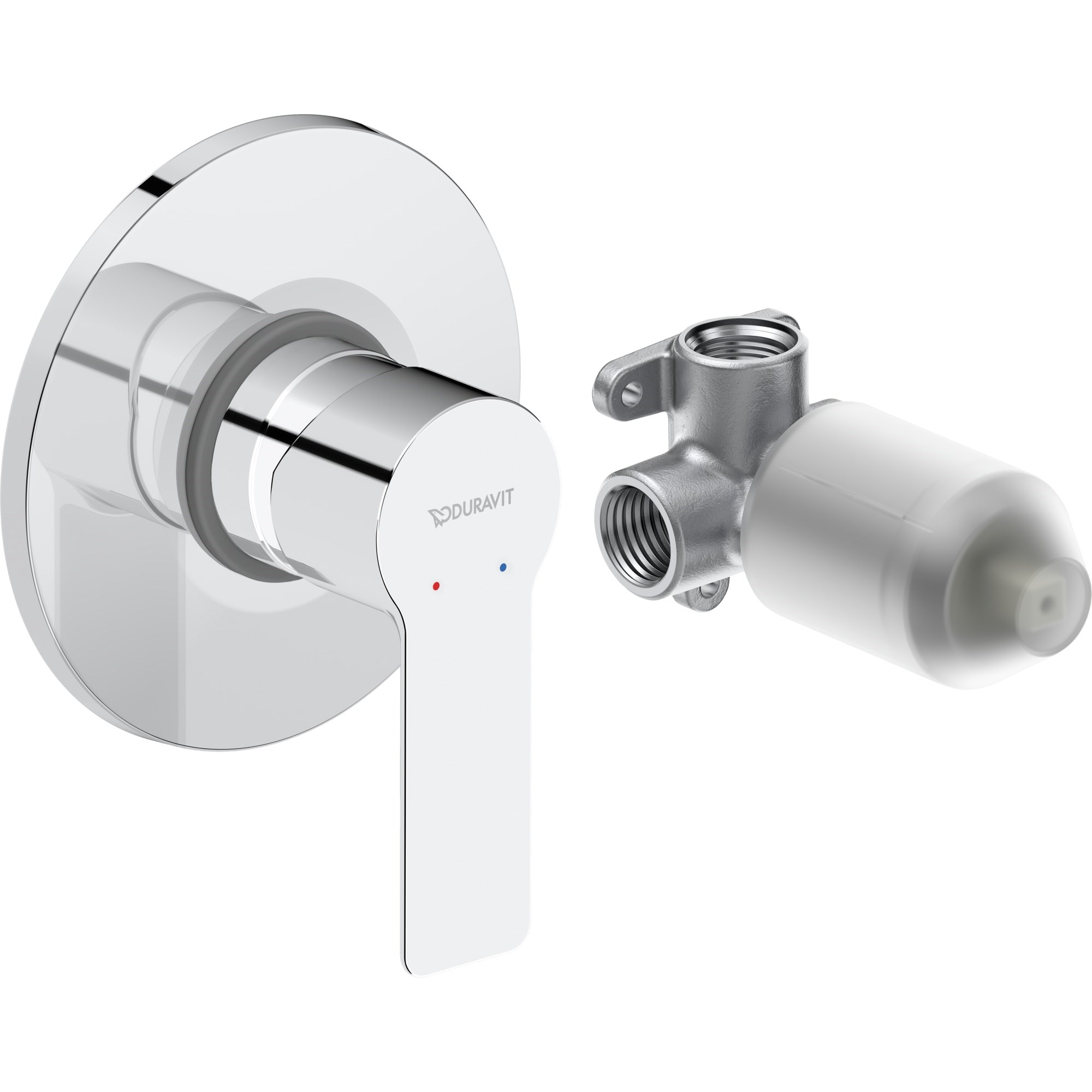 Duravit D-Code Ankastre Batarya Seti 1 Çıkışlı Krom DC4210007010